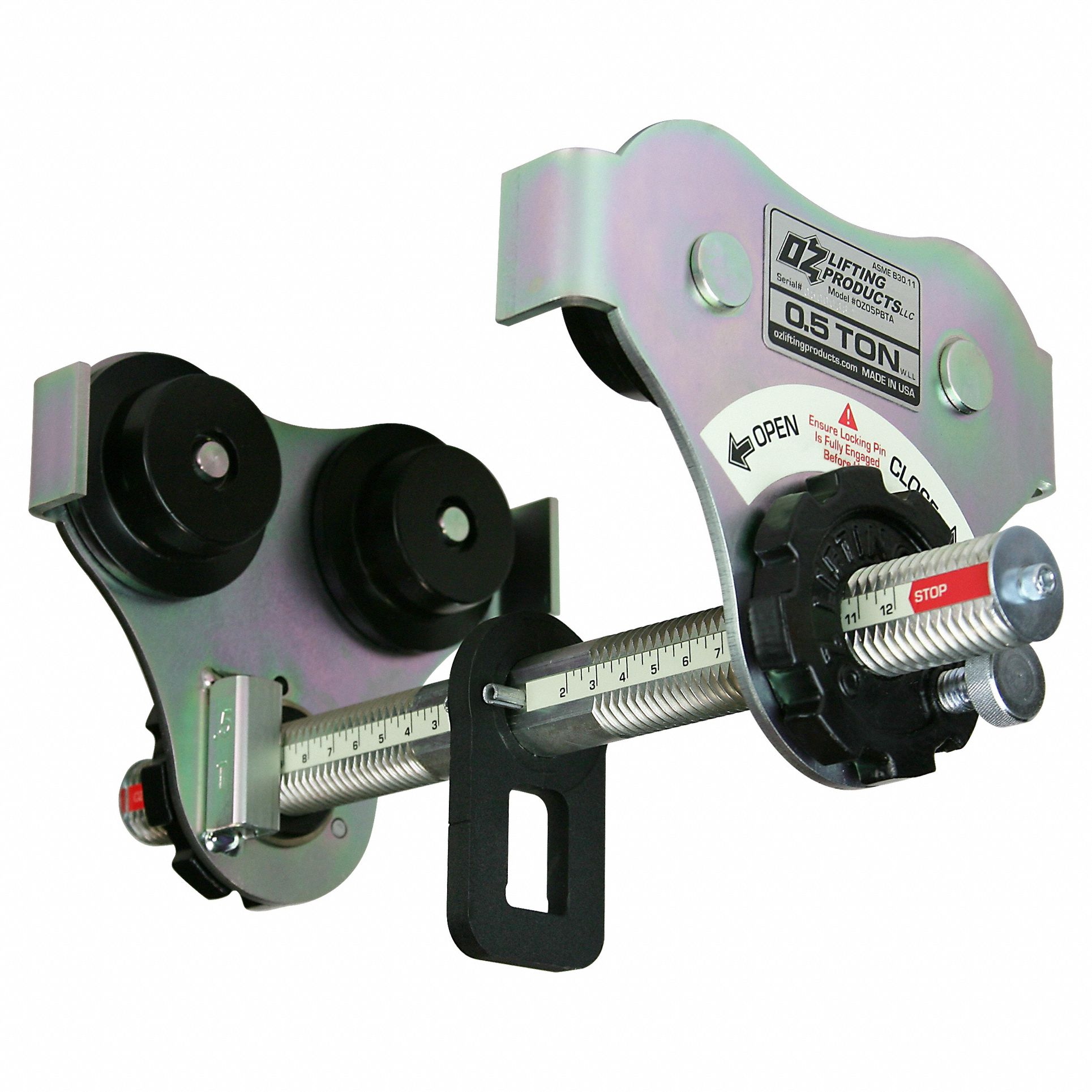 OZ LIFTING PRODUCTS, Push, 1,000 lb Max Hoist Load Capacity, Push Beam