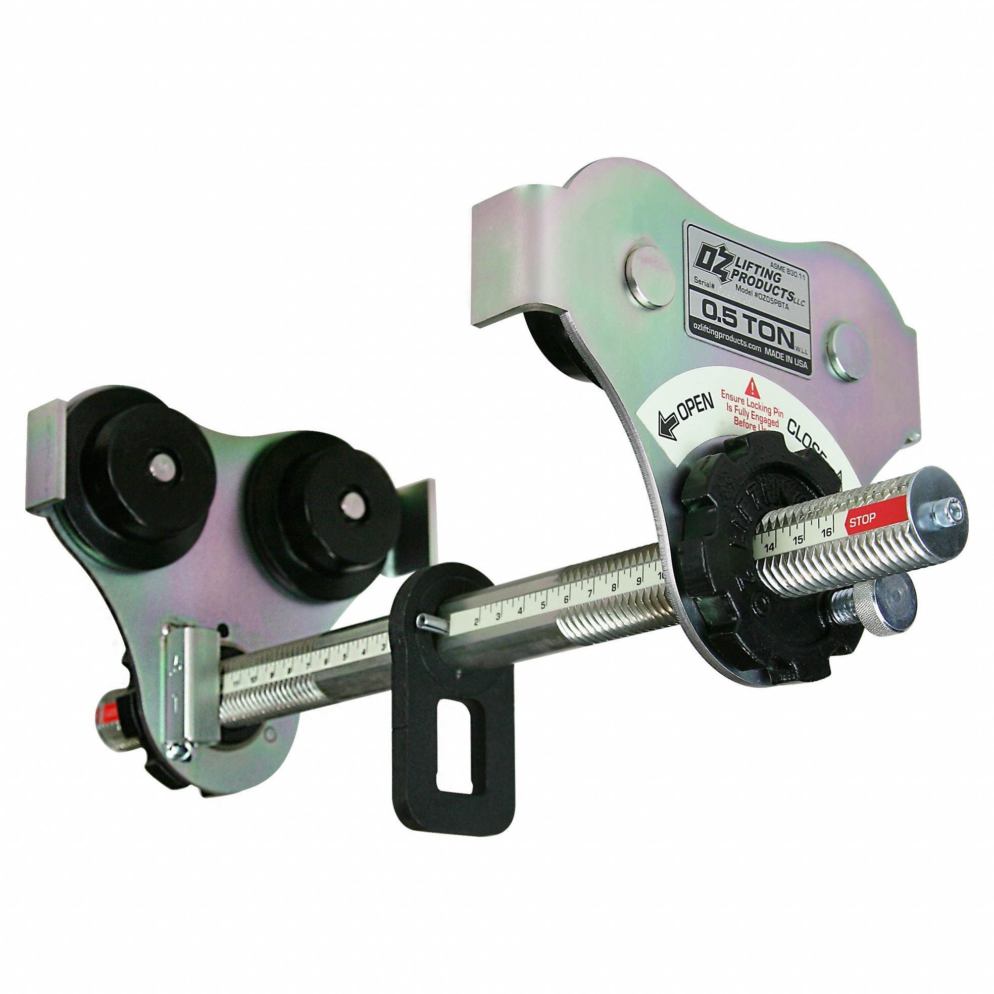 OZ LIFTING PRODUCTS, Push, 1,000 lb Max Hoist Load Capacity, Push Beam