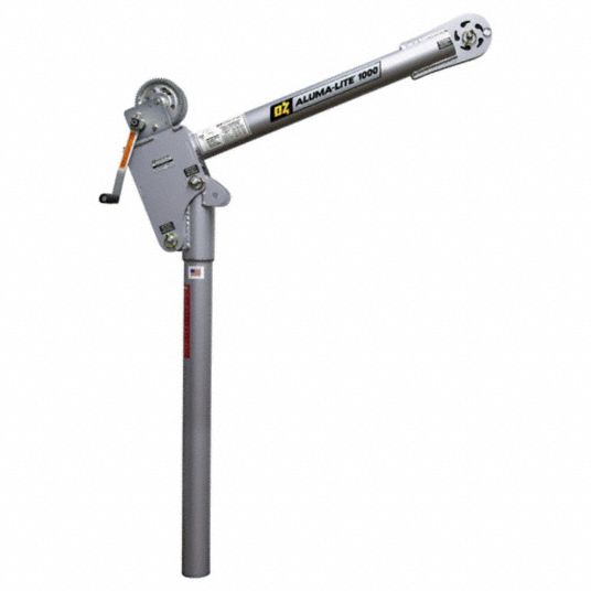 OZ LIFTING PRODUCTS, Manual, 1,000 lb Max. Load Capacity, Davit Crane ...