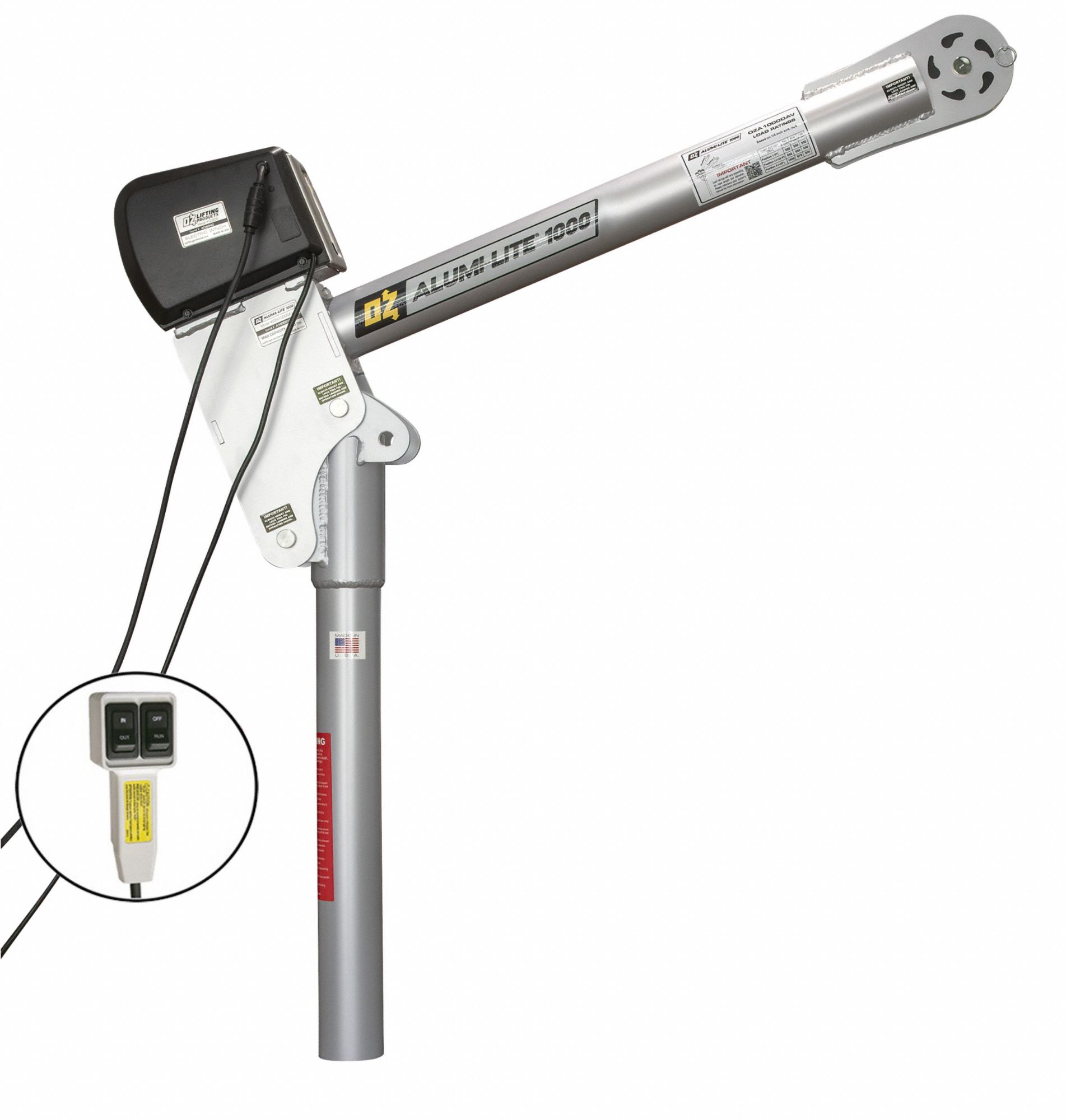 Davit Crane: Aluminum,