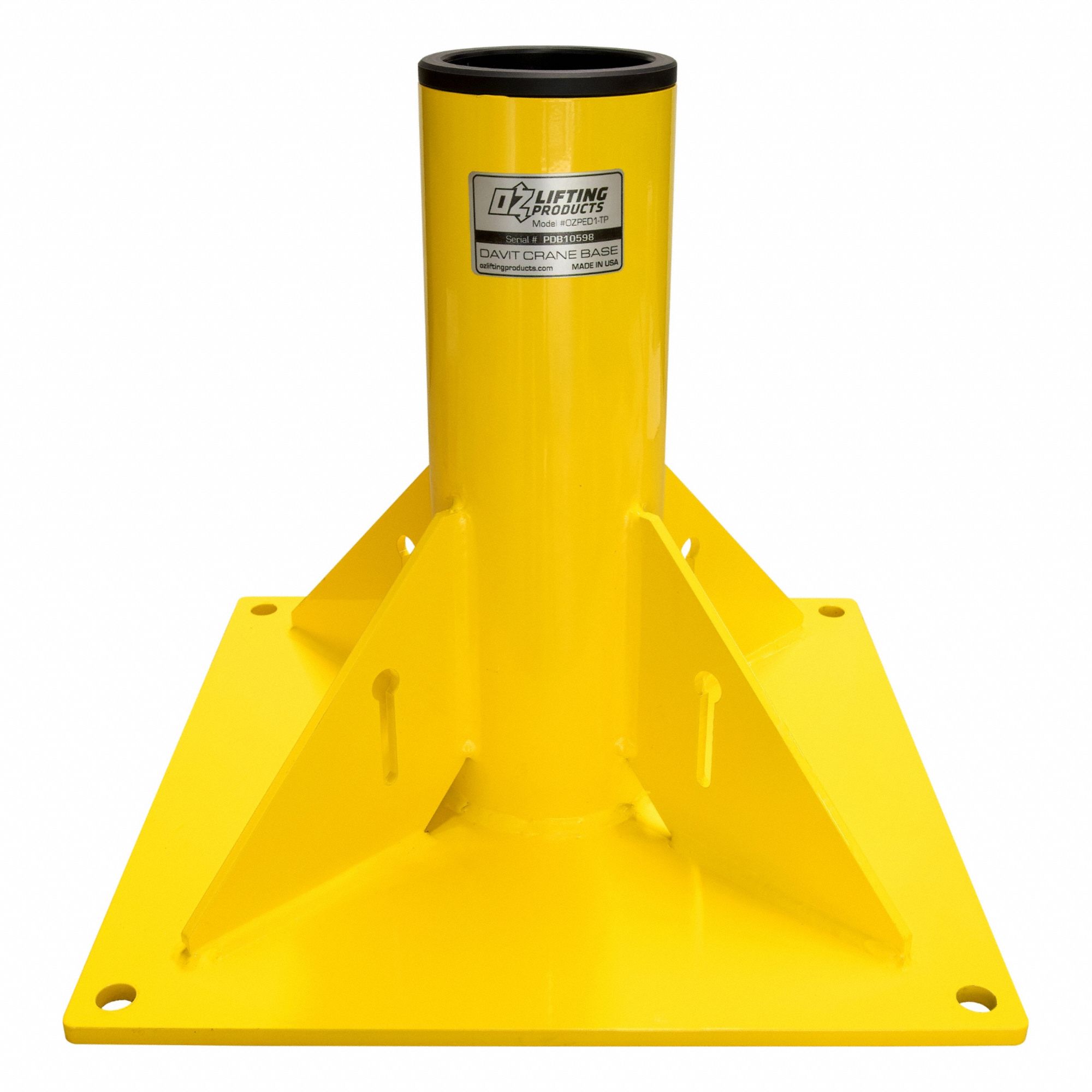 Mounting Bases for Davit Cranes