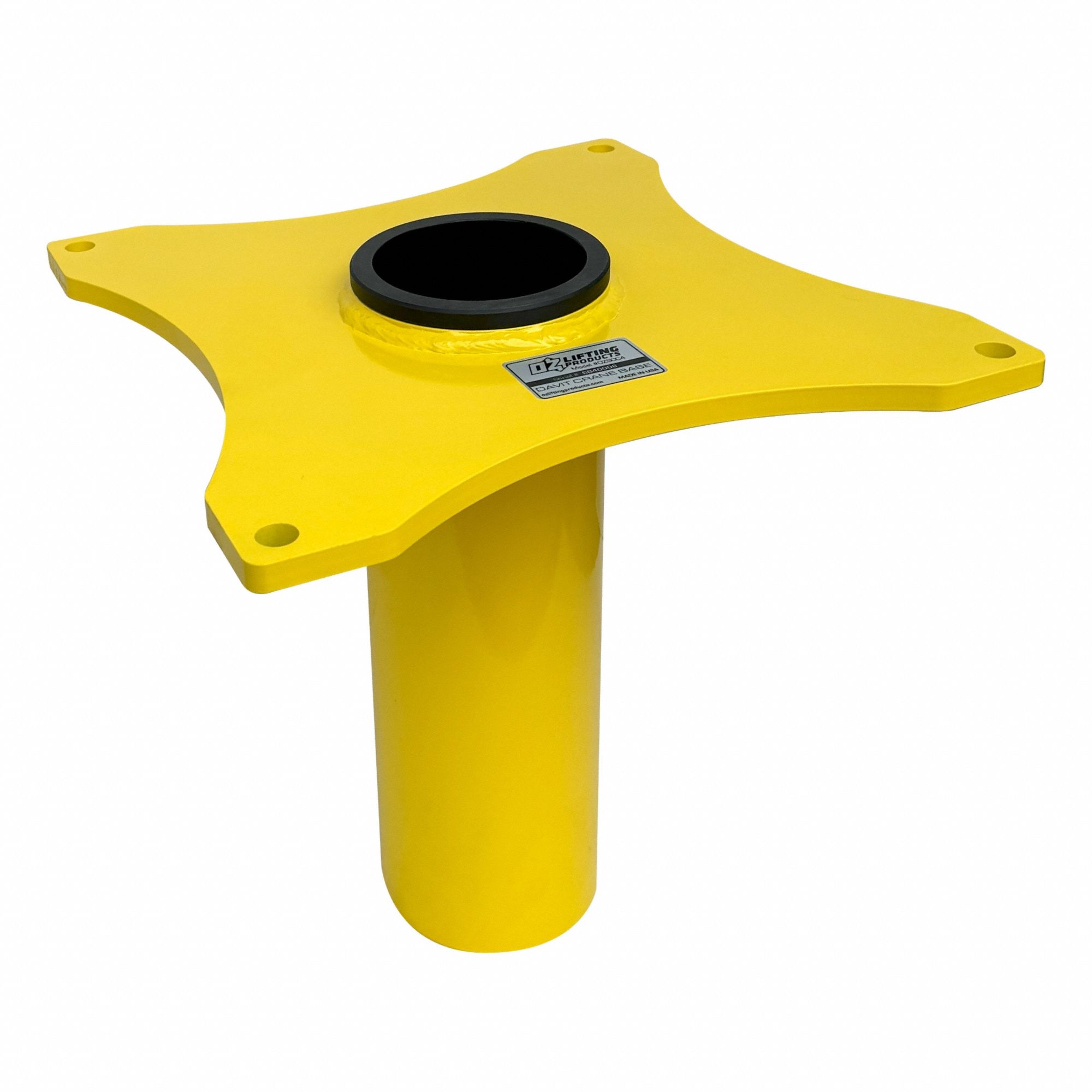 Mounting Base: Socket, 2, 500 lb Max Load Capacity, Steel, For 4.56 in Mast Dia