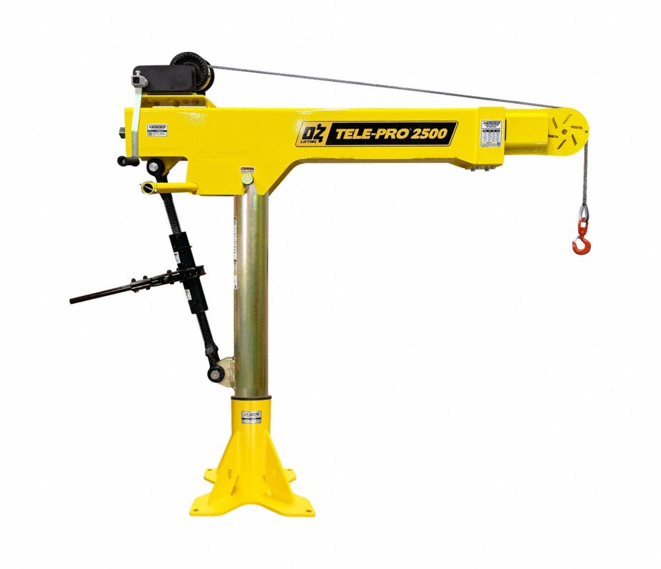 TELE-PRO Grúa Davit,2500 lb.,28