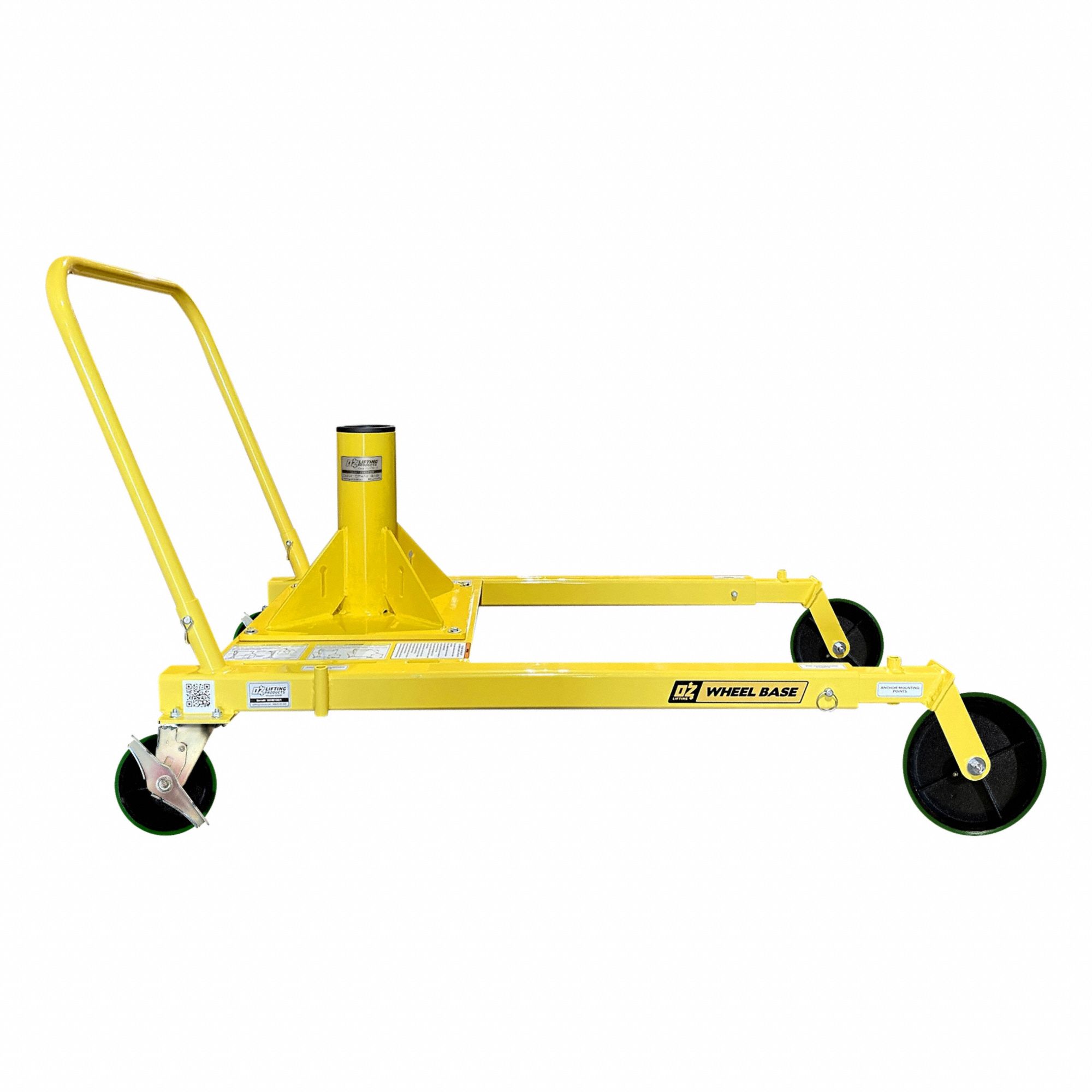 OZ LIFTING PRODUCTS Mounting Base: Mobile Pedestal, 1,200 lb Max Load Capacity, Steel (MPN OZWB1-TP). Key specifications — Brand: OZ LIFTING PRODUCTS; Material: Steel.