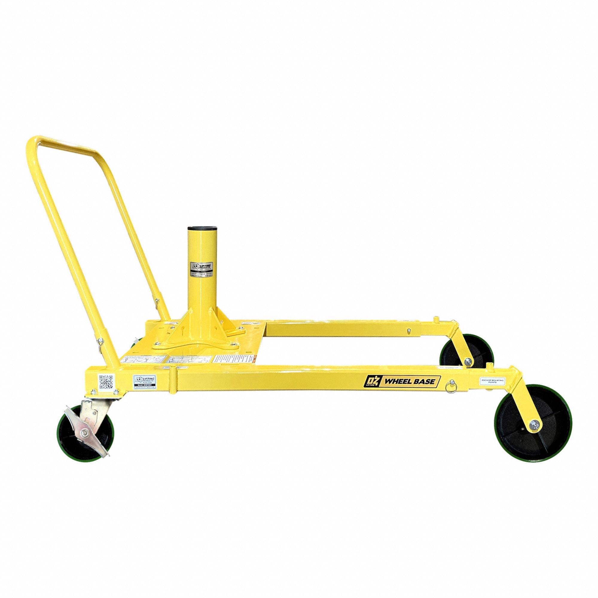 OZ LIFTING PRODUCTS Mounting Base: Mobile Pedestal, 1,200 lb Max Load Capacity, Steel (MPN OZWB2-TP). Key specifications — Brand: OZ LIFTING PRODUCTS; Material: Steel.