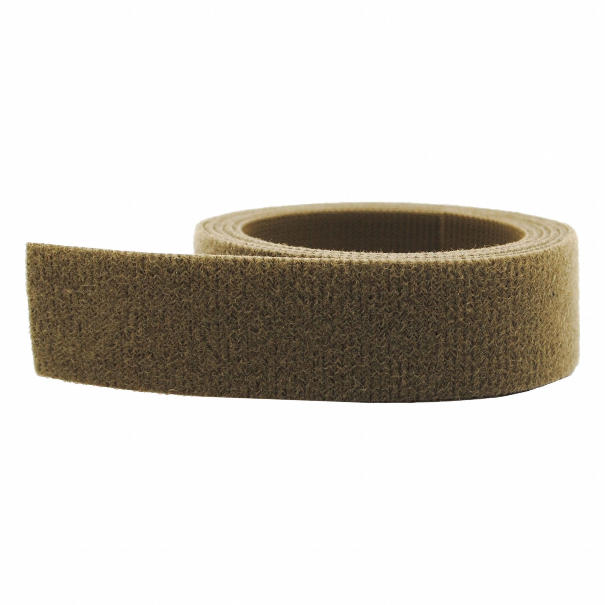 Strap Roll: Strap Roll, Hook-and-Loop, 1 in Overall Wd, 75 ft Overall Lg, Beige