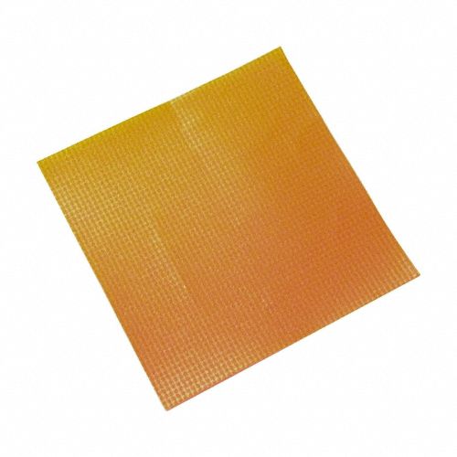 Vinyl Sheet: 12 in x 5 ft, 0.018 in Thick, Orange, Polyester/PVC
