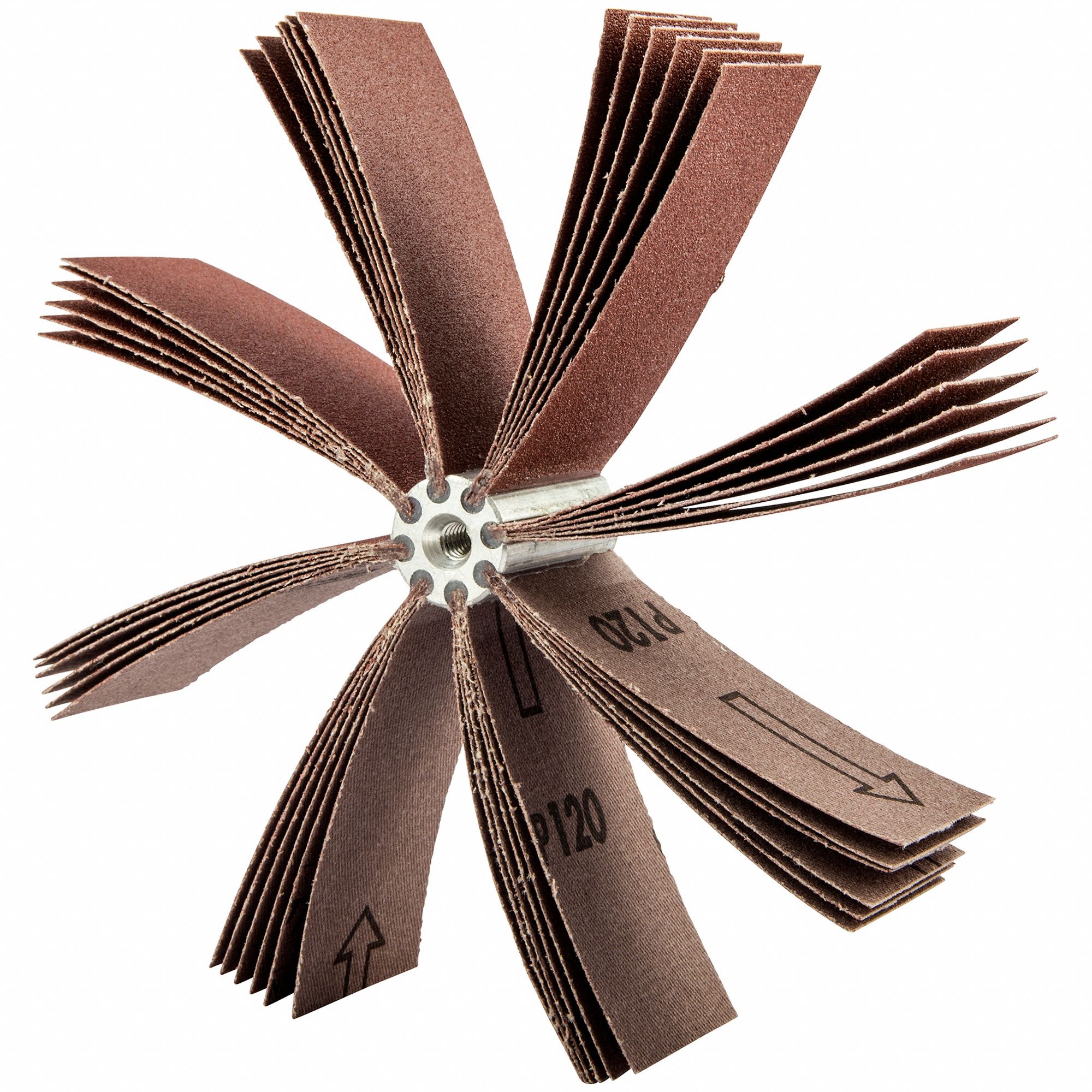 Bore Polisher: For 5 1/4 in to 5 7/8 in Inner Dia, Aluminum Oxide, 240 Grit, R369
