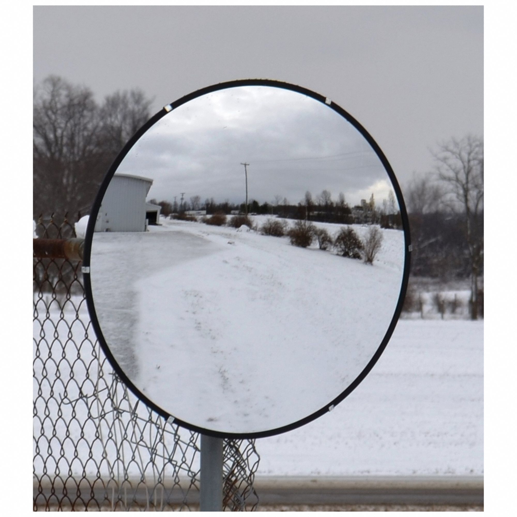 CP7⭐︎ FRED SILVER CONVEX SECURITY MIRROR,ACRYLIC,ROUND - 1000517