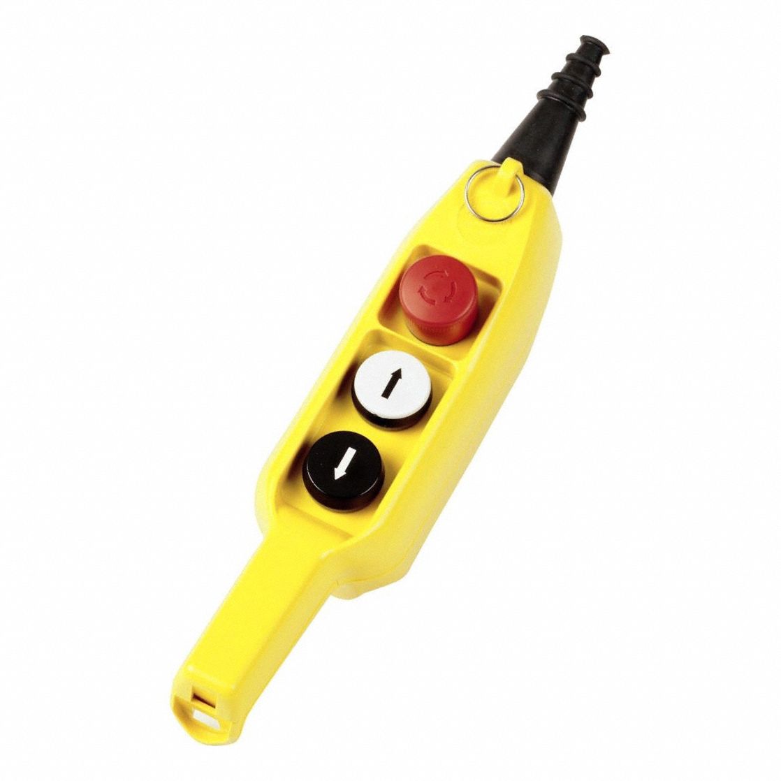 Pendant Control Station: (3) Push Buttons, 2NO/1NC, Emergency Stop/Up/Down, NEMA 4X