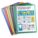 DOCUMENT DISPLAY POCKETS, 12 1/2 IN H, 9 1/2 IN W, BLACK/BLUE/GREEN/RED/YELLOW, 10 PK