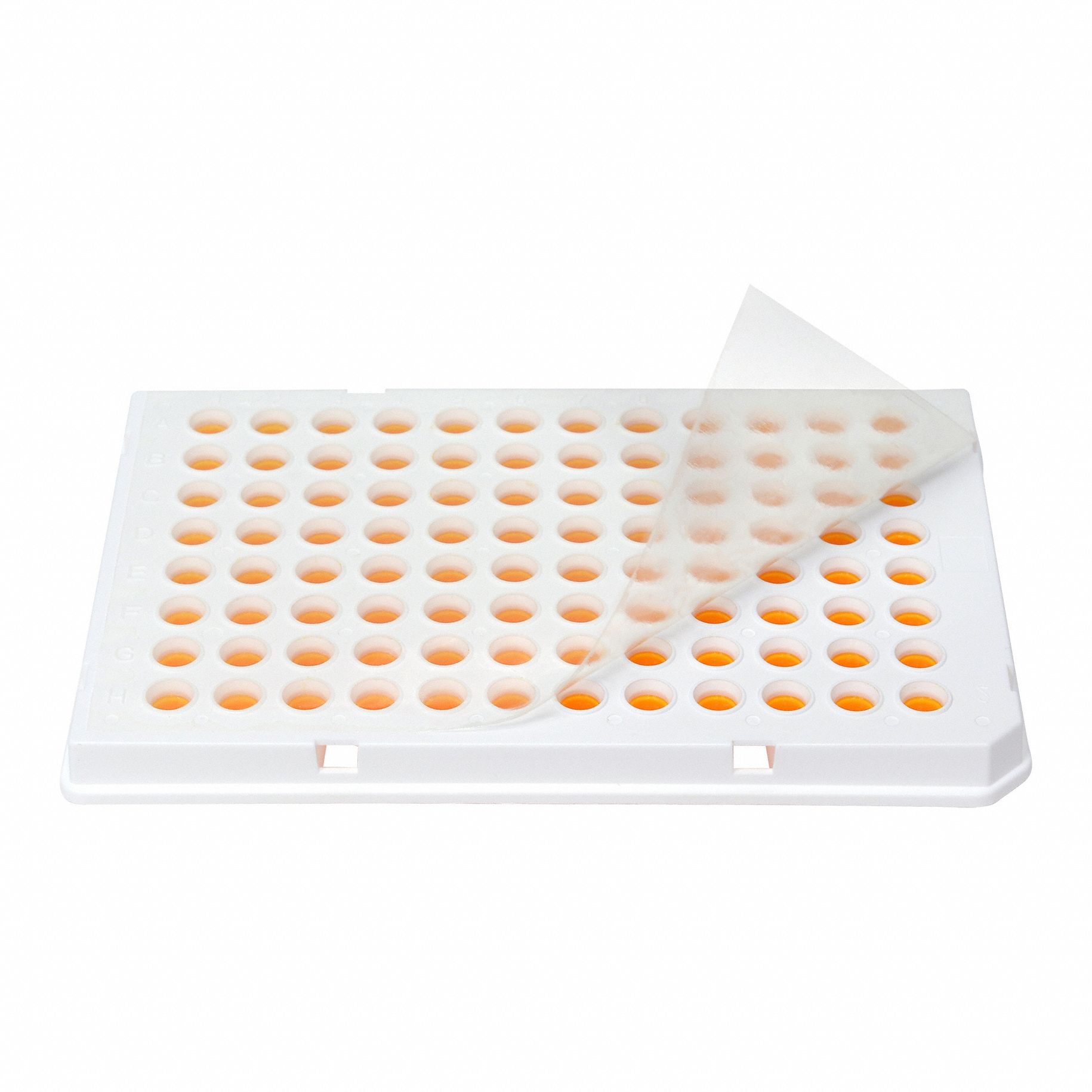 qPCR Sealing Film: 4 mm Overall Thick, Non-Sterile, Clear