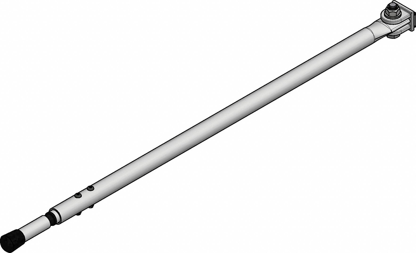 BFT Support: For Use With Maxima Ultra Barrier Operator, 12 1/2 in Overall Ht, Gray, Gray (MPN P120093). Key specifications — Brand: BFT; Includes: Suspended Cushioned Telescopic Supporting Foot for Booms; Color: Gray; For Use With: Maxima Ultra Barrier Operator; Material: Carbon Steel.