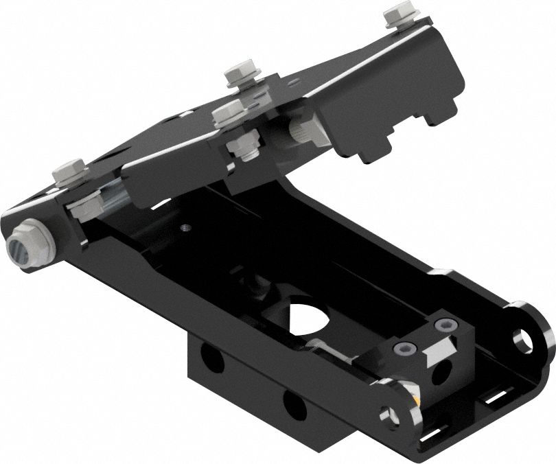BFT Hardware Kit: For Use With Automated Gate System, 12 1/2 in Overall Ht, Black, Mounting Hardware (MPN P120094 00000). Key specifications — Brand: BFT; Color: Black; For Use With: Automated Gate System; Material: Carbon Steel; Product Type: Mounting Hardware.