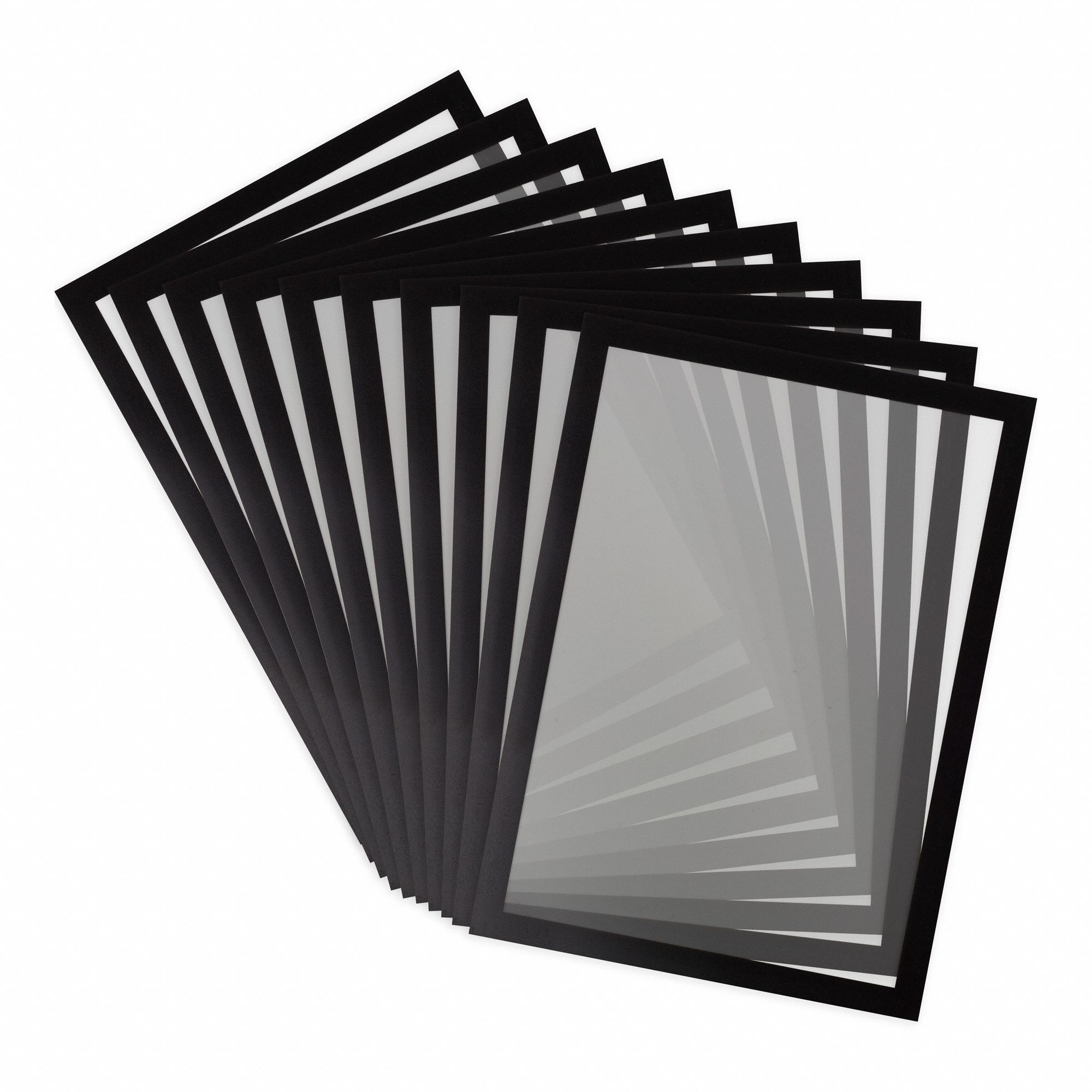 TARIFOLD, Magnetic Backing, PVC, Sign Holder - 823F26|P19630BLACK ...