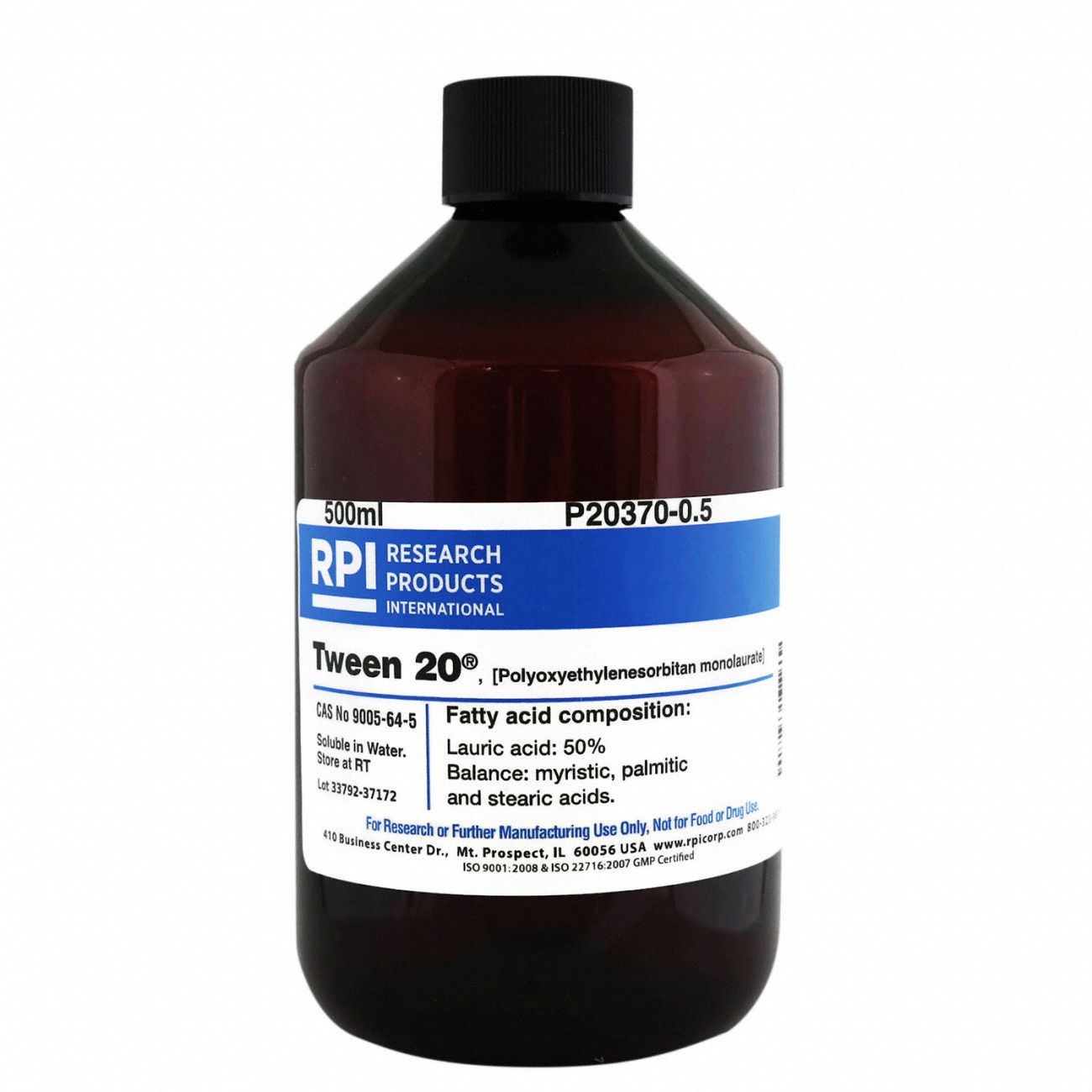 Tween 20 - Polyoxyethylenesorbitan, Monolaurate