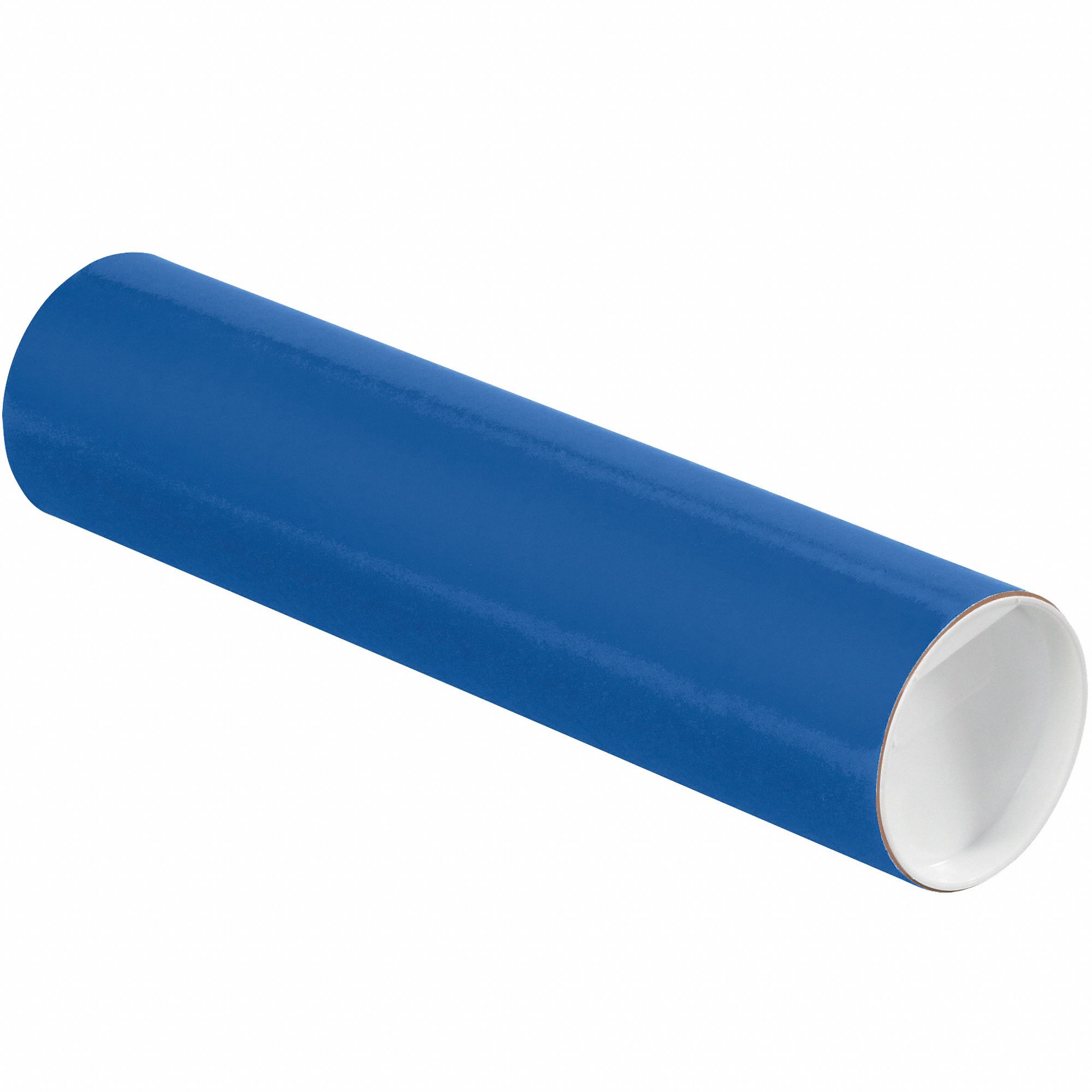 Mailing Tube: 3x12 in, 1/16 in Wall Thick, Blue, 24 PK