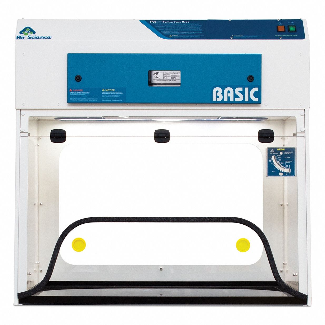 AIR SCIENCE, Purair BASIC, 36 in Overall Wd, Ductless Fume