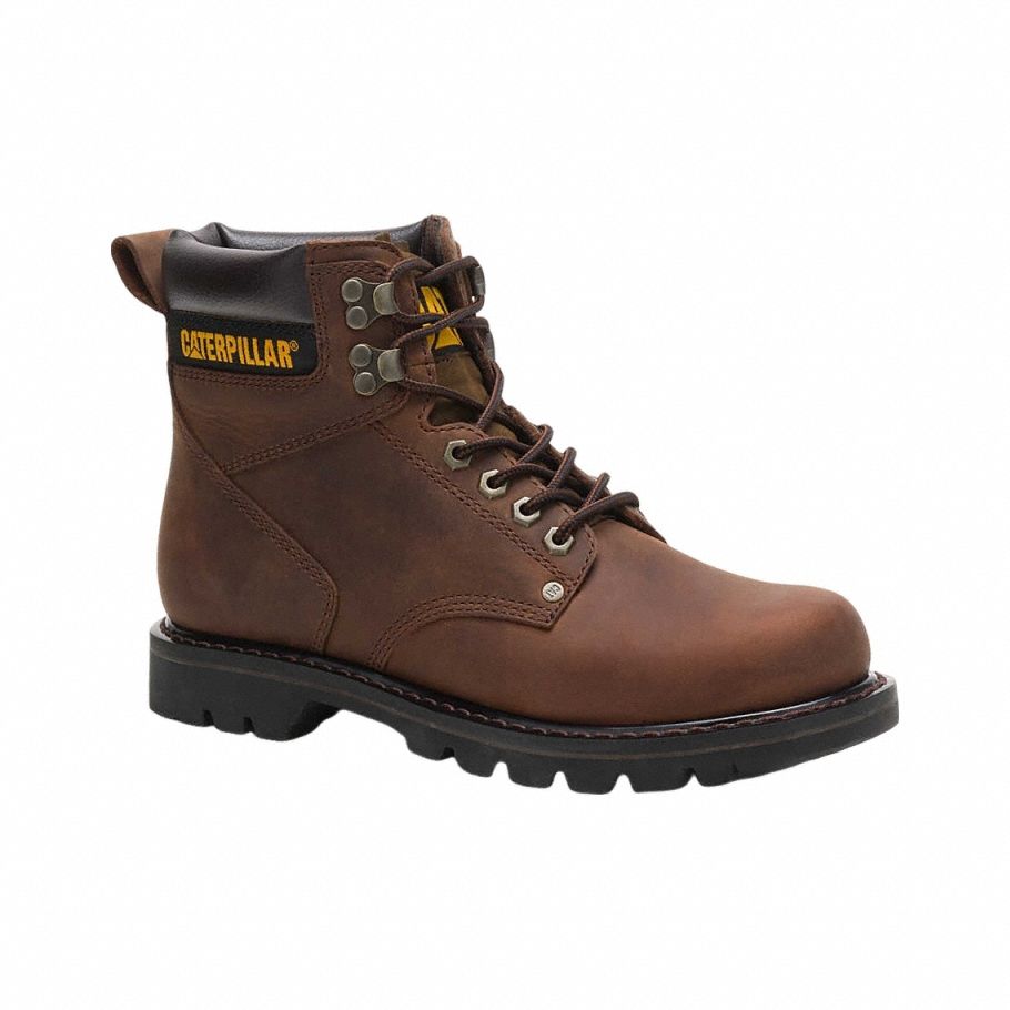 6-Inch Work Boot: M, 10 1/2 Size, Dark Brown, 6-Inch Work Boot, P72593