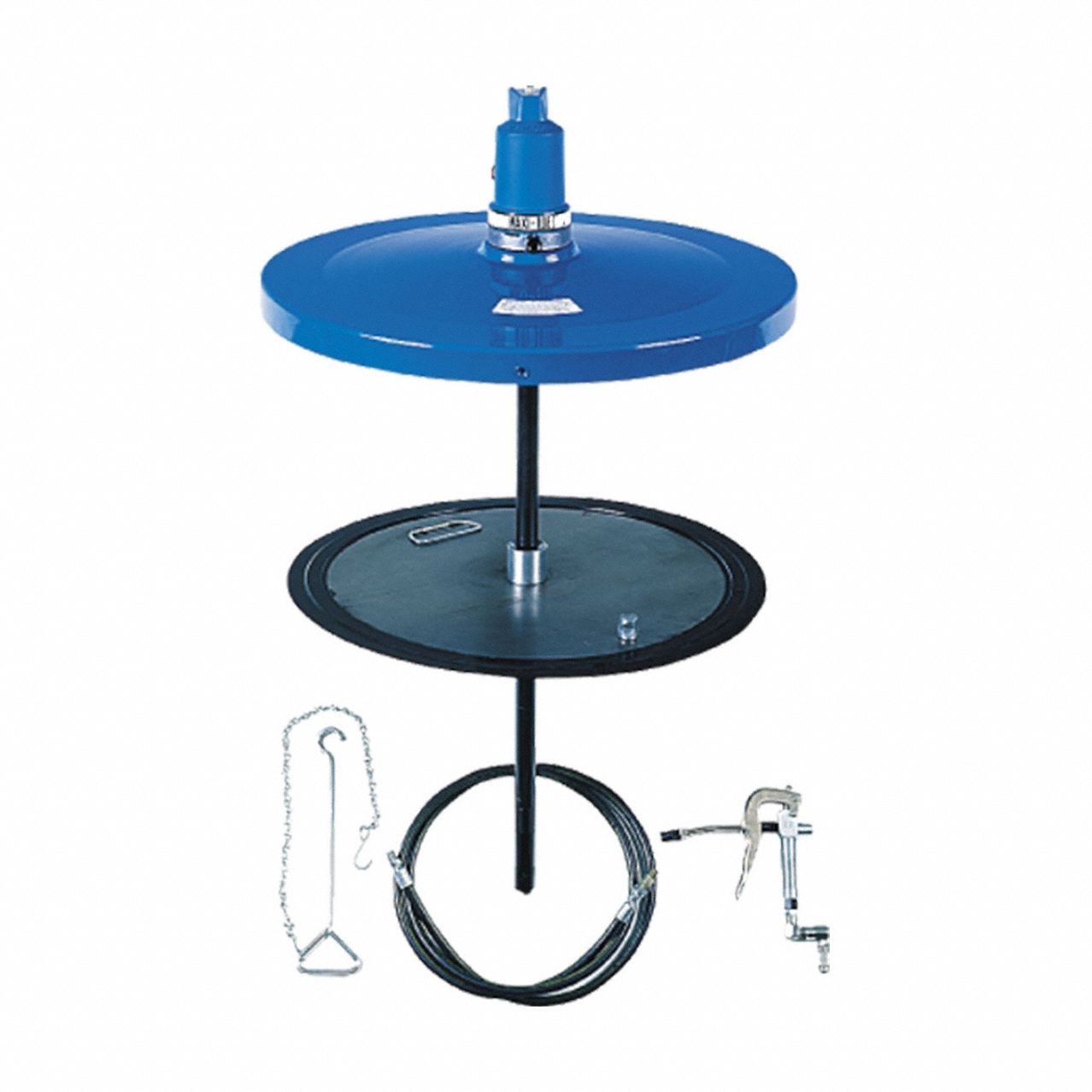MACNAUGHT Air Drum Pump: Pump w/ Discharge Hose & Nozzle, 50:1, 460 g/min Max. Flow Rate, Steel (MPN P8-11). Key specifications — Brand: MACNAUGHT; Suction Tube Material: Steel.