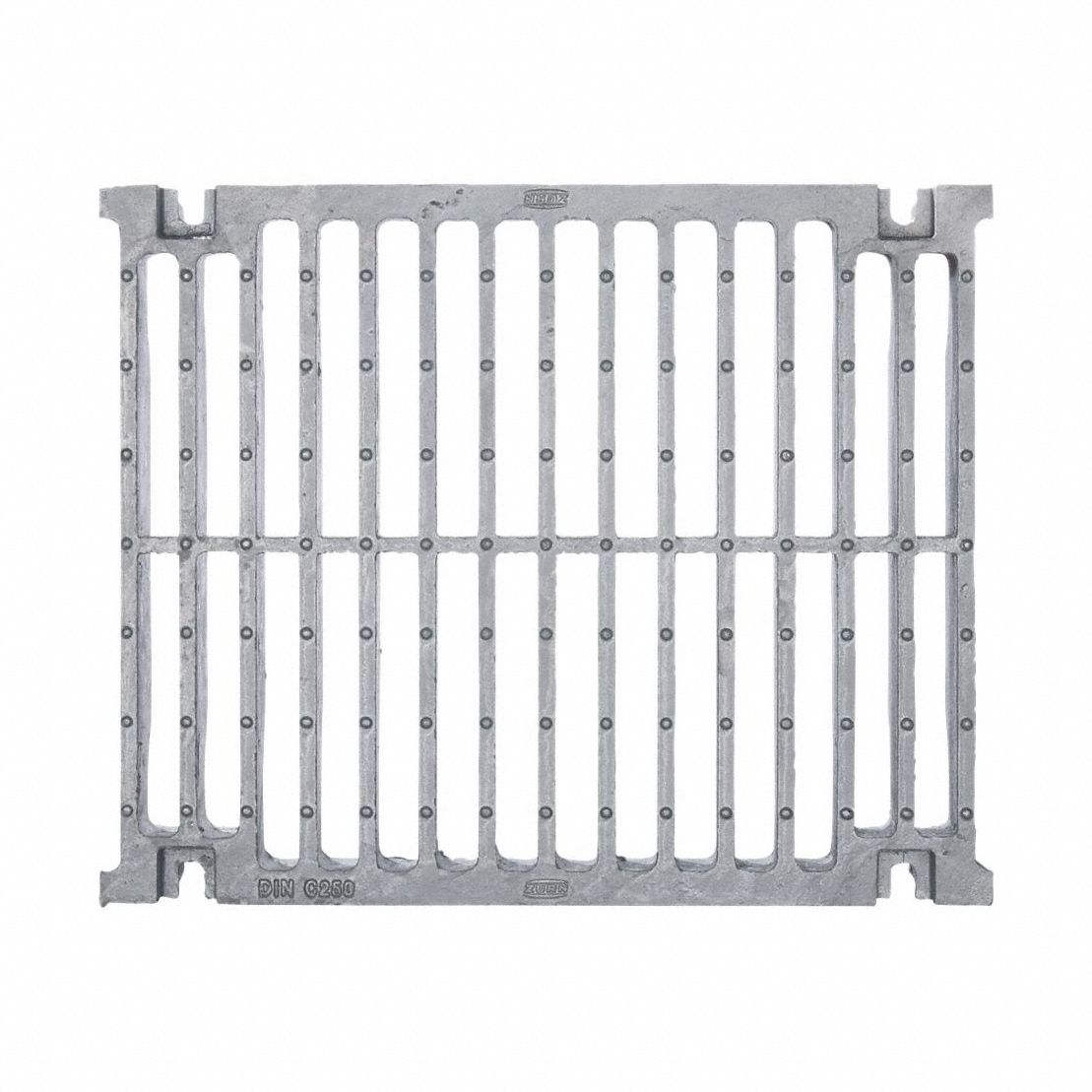 Grate Gray Rectangular 20 in L