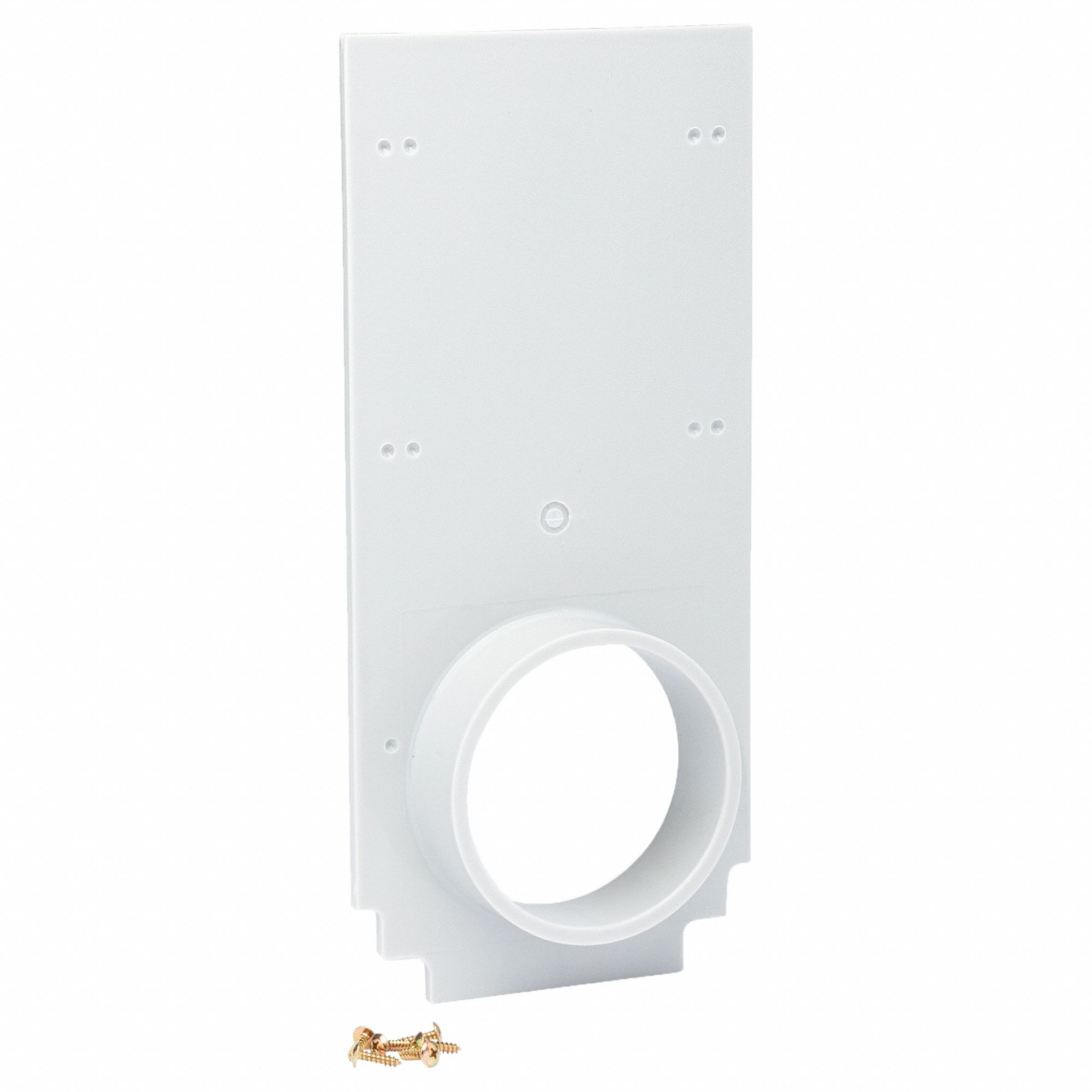 PermaTrench: 1/4 in Overall Lg, 9 1/4 in Overall Wd, Plastic, Polyethylene, White