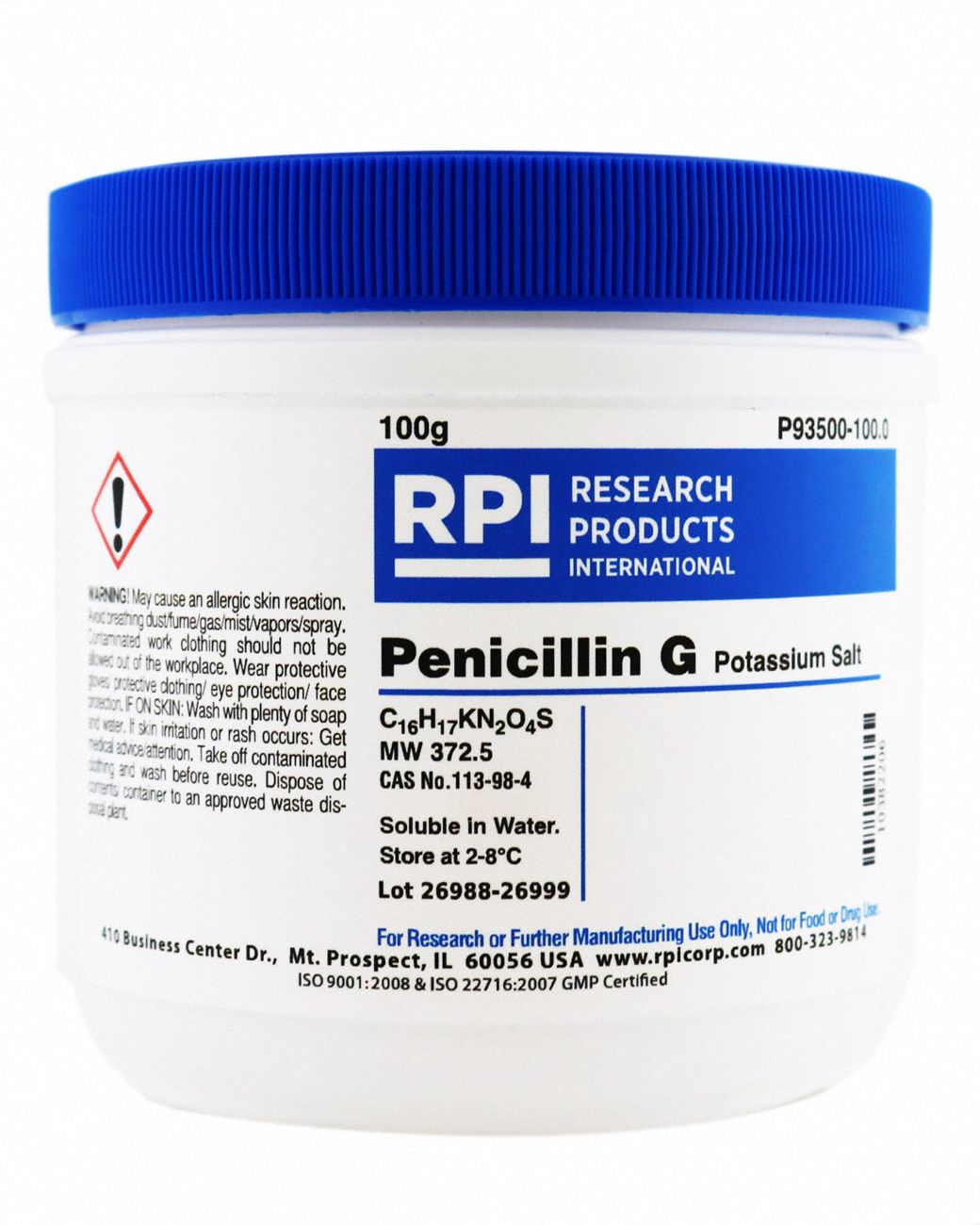 Penicillin G Potassium Salt, 100g