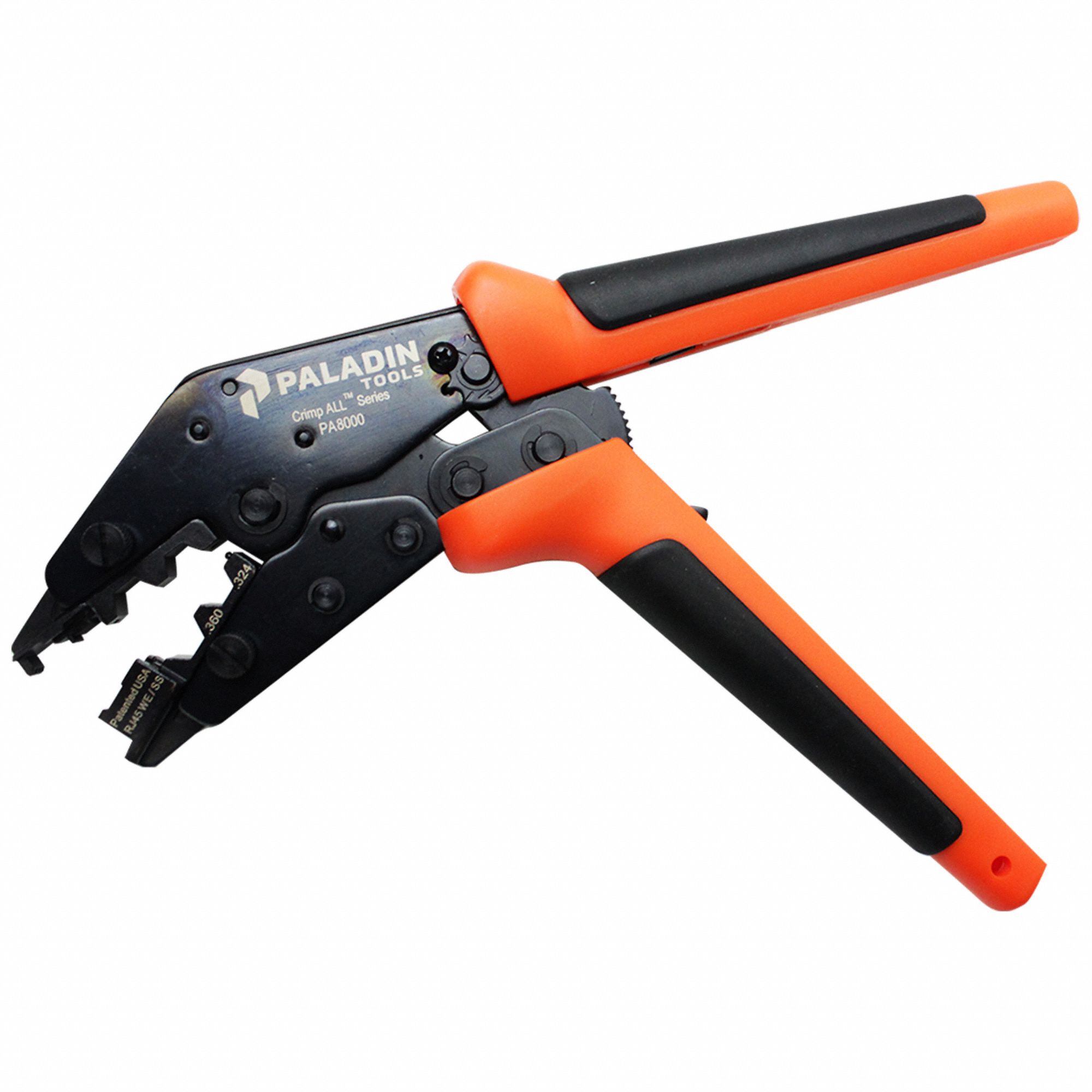 PALADIN Ratchet Crimper For CATV F Type, RG6/RG6 Quad CATV 'F'/RJ45