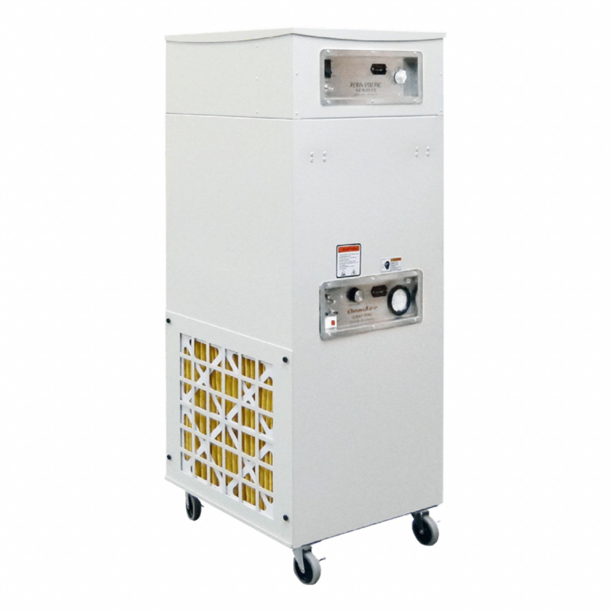 Air Scrubber: Aluminum, Particulate Filtration/Ultraviolet Germicidal Irradiation, Side, Visual