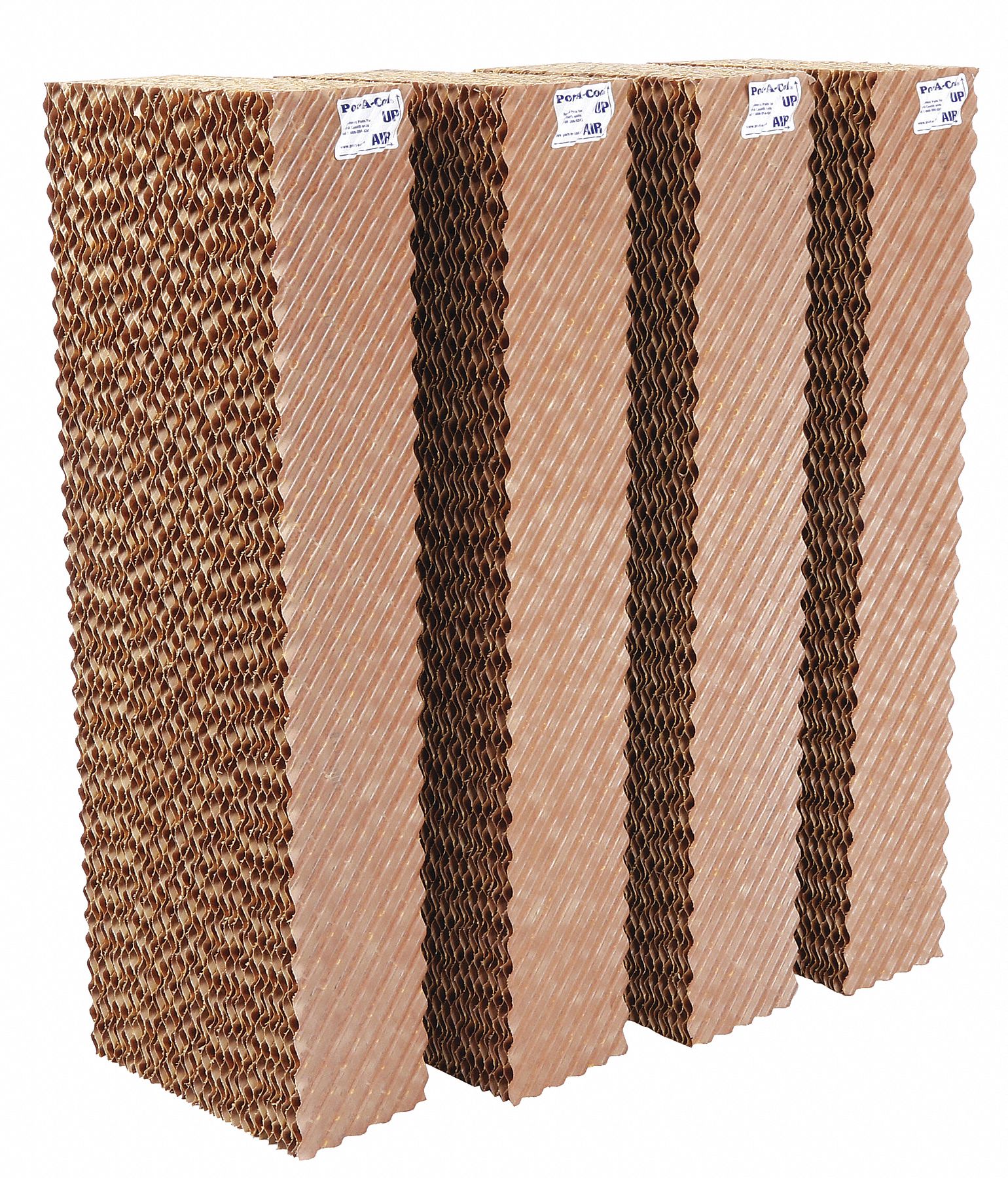 EVAPORATIVE COOLING MEDIA, KRAFT PAPER, 12X36X6 IN, 4-PK, FOR PACJS2501A1