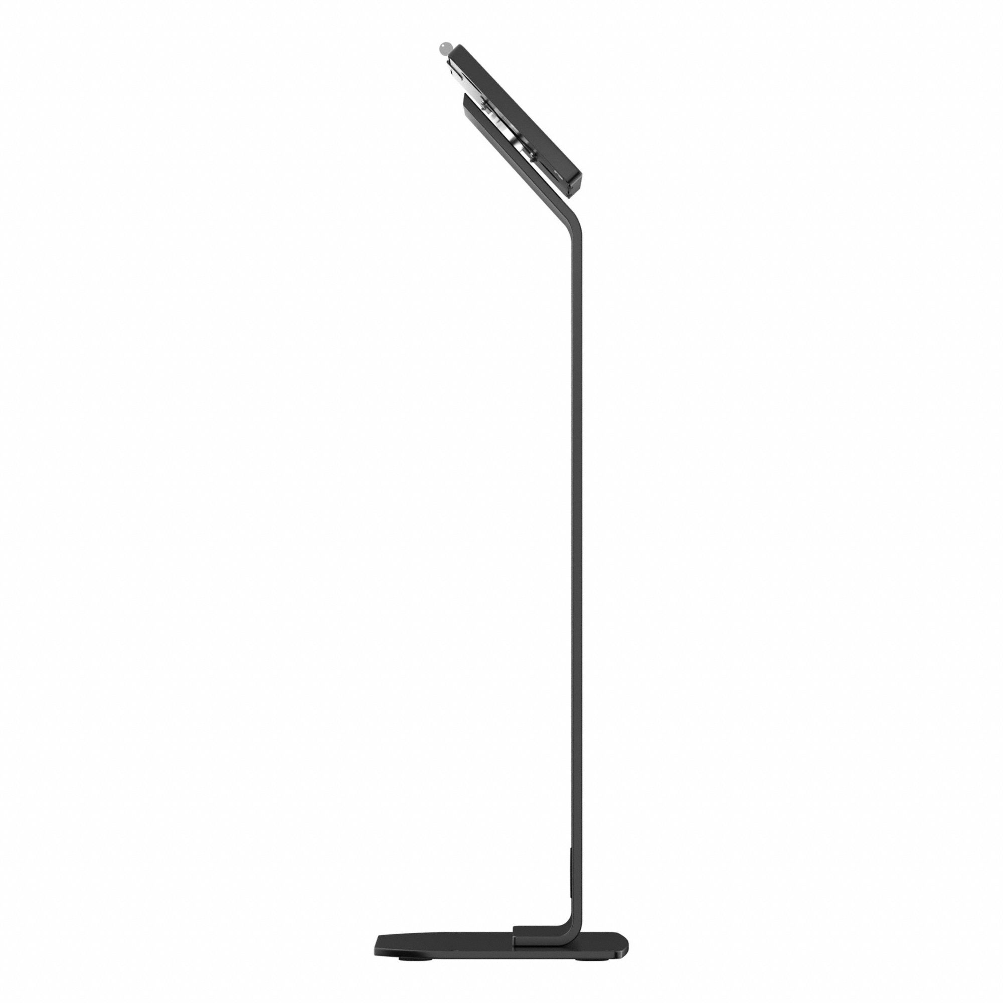 Floor Stand: Silver, Metal, 50 in Ht, 16 in Wd