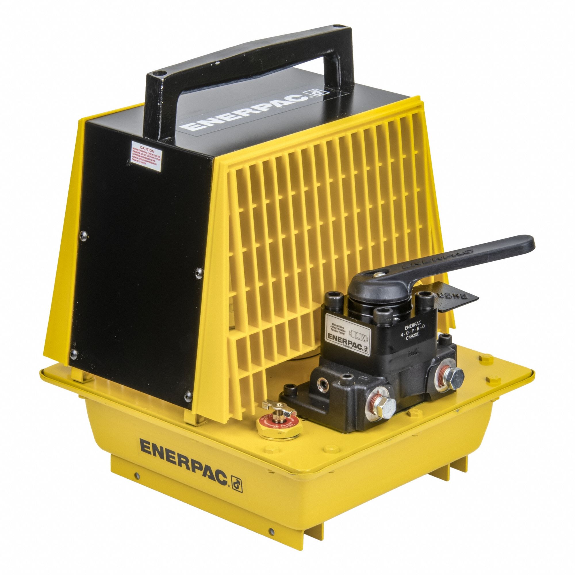 Air Pump: 10, 000 psi Max. Op Pressure, 162 cu in Reservoir Capacity, 3-Position/4-Way