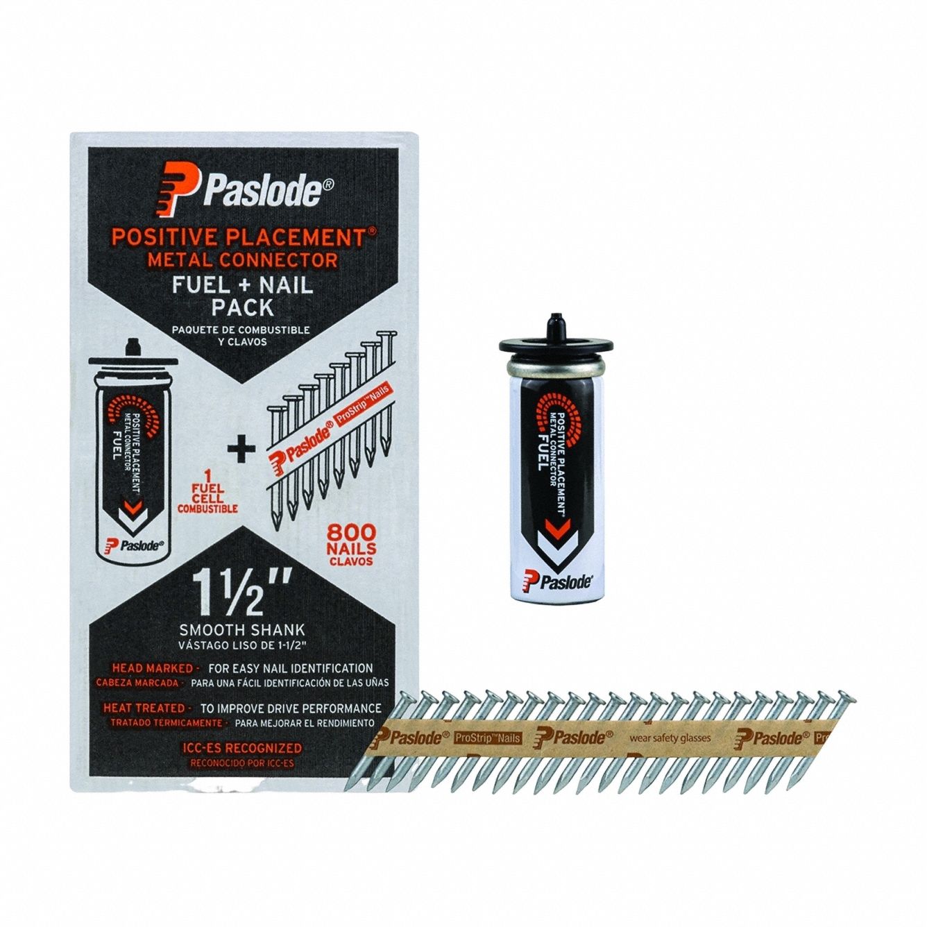 Positive Placement Metal Connector Fuel Nail Pack