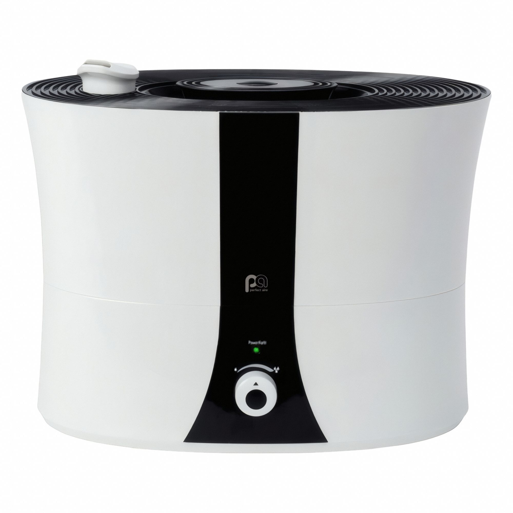 Portable Humidifier: Ultrasonic, 1.9 gal Daily Humidification Output, Cool, Tabletop Housing, Bottle