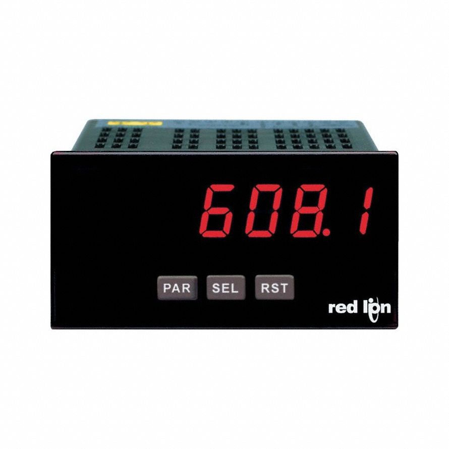 Counter: Hour Meters, Front Panel Mounting, 2 in x 3 7/8 in, CE Approved/cULus, LED, Screw