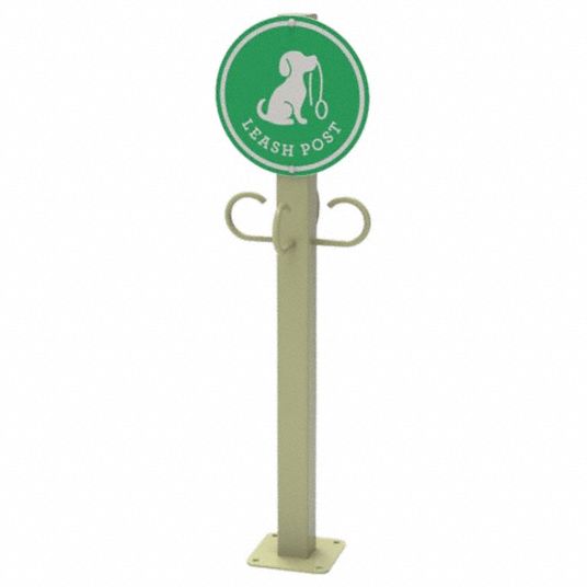 ULTRAPLAY, HDPE/Powder Coated Steel, Beige/Green/White, Leash Rack ...