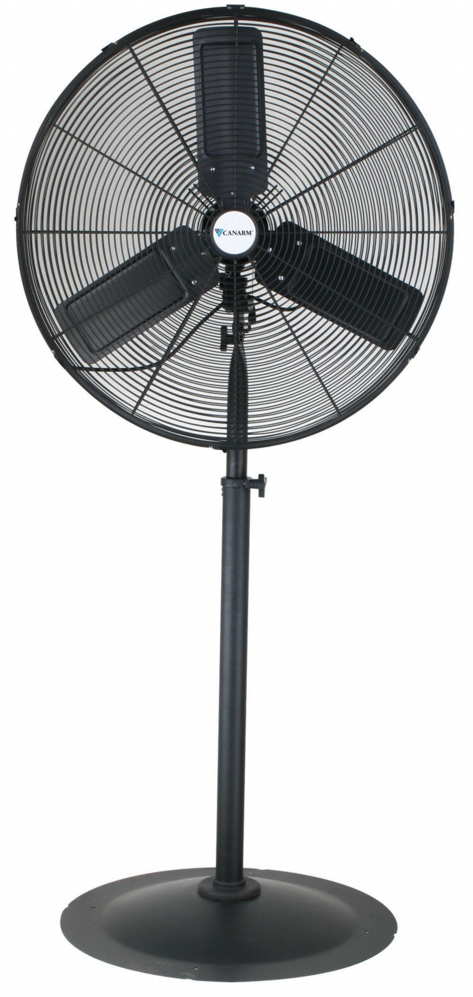 Standard-Duty Industrial Fan: 30 in Blade Dia, 3 Speeds, 10, 205/9, 855/9, 447 cfm, 120V AC