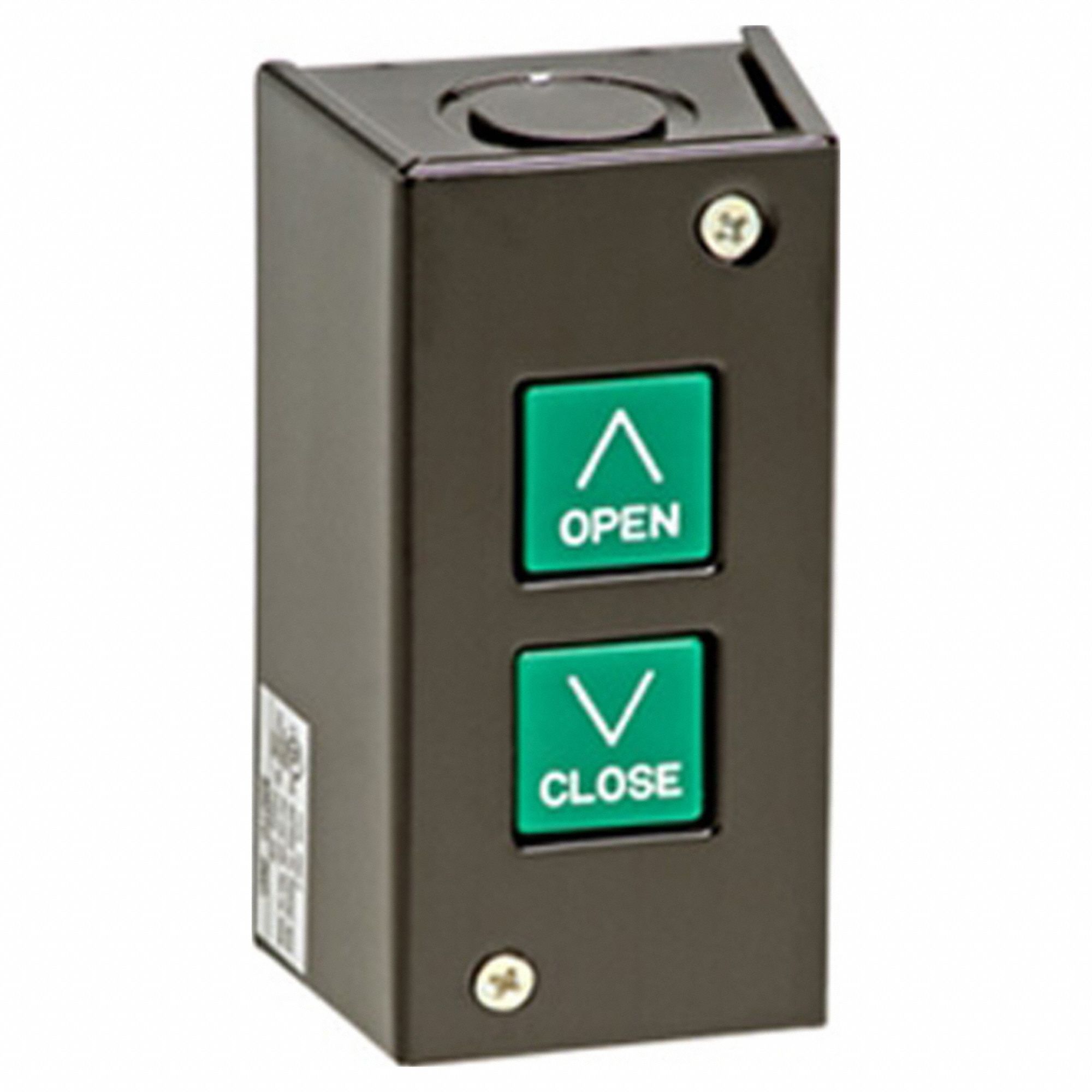 Control Station: Open-Close, Momentary Contacts, Indoor, Surface Mount