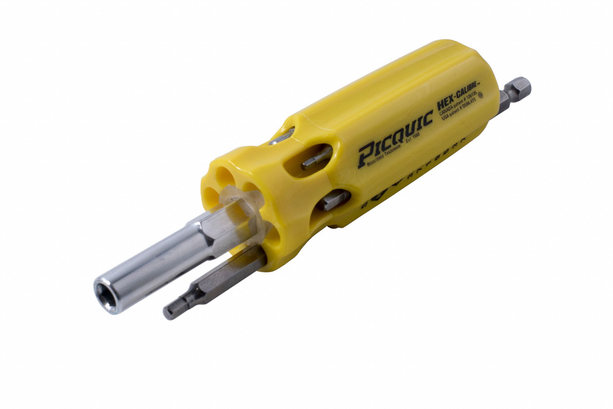 MULTI SCREWDRIVER YELLOW SAE HEX