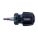 MULTI-BIT SCREWDRIVER, STEEL, MOULDED PLASTIC HANDLE, ¼ IN DRIVE, BARREL GRIP, POLISHED FINISH