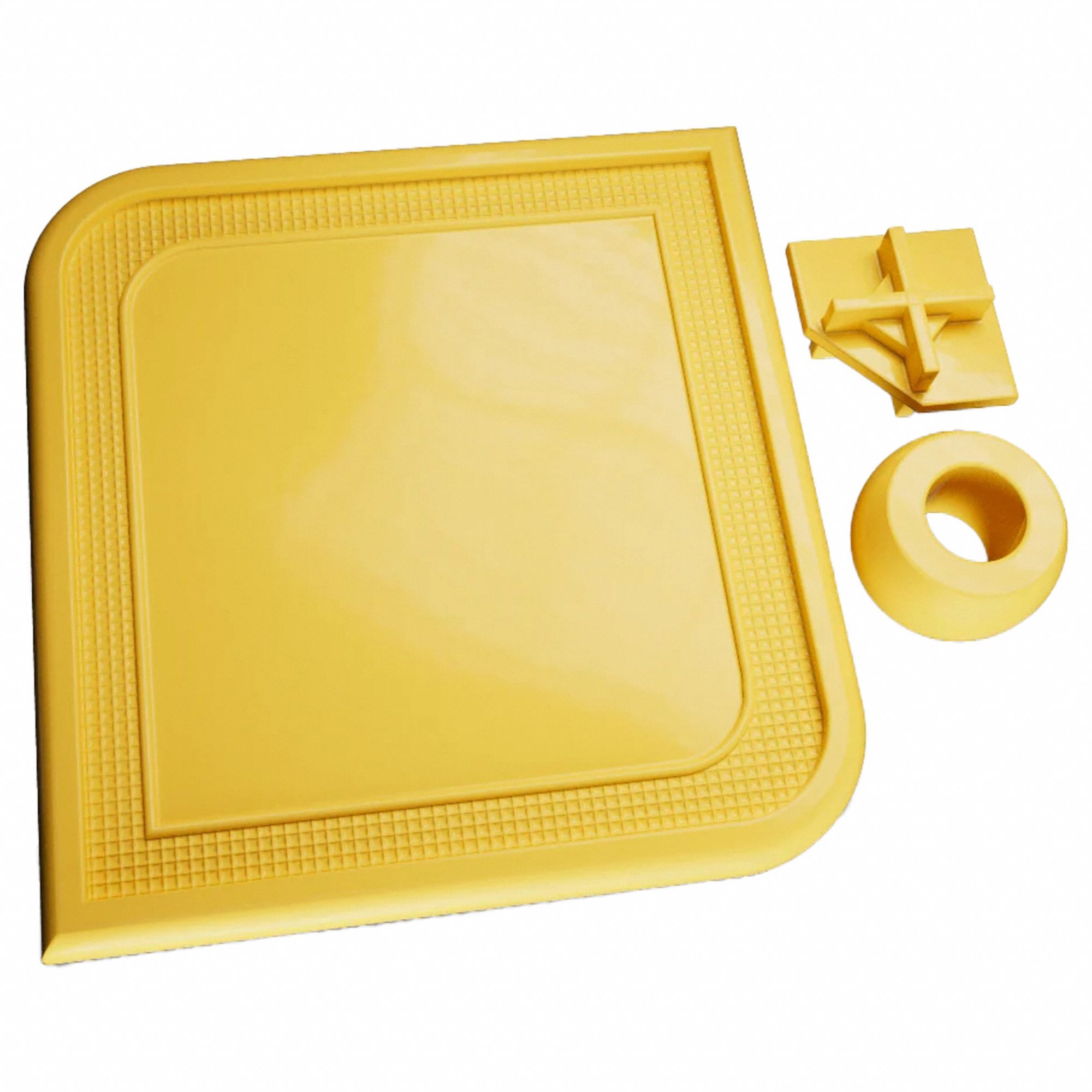 Powder Coating: Gloss, Smooth, Yellows, Zinc Yellow, 1 lb Container Size, 128 sq ft/lb @ 1 mil