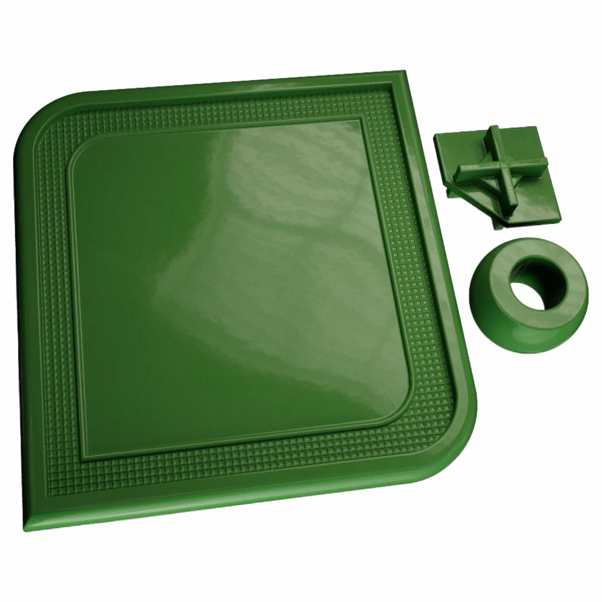 Powder Coating: Gloss, Smooth, Greens, Emerald Green, 1 lb Container Size, 124 sq ft/lb @ 1 mil