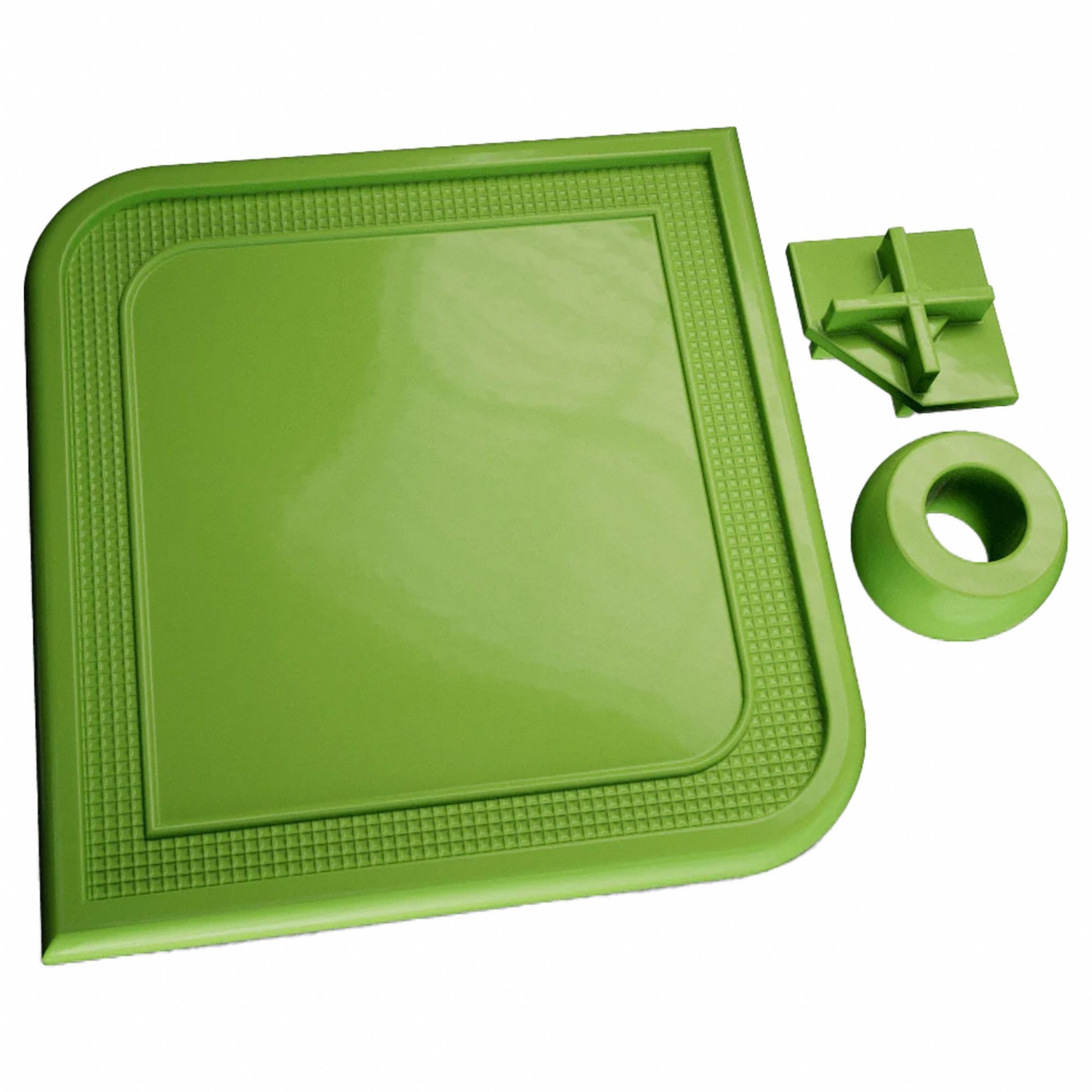 Powder Coating: Gloss, Smooth, Greens, Yellow Green, 1 lb Container Size, 128 sq ft/lb @ 1 mil