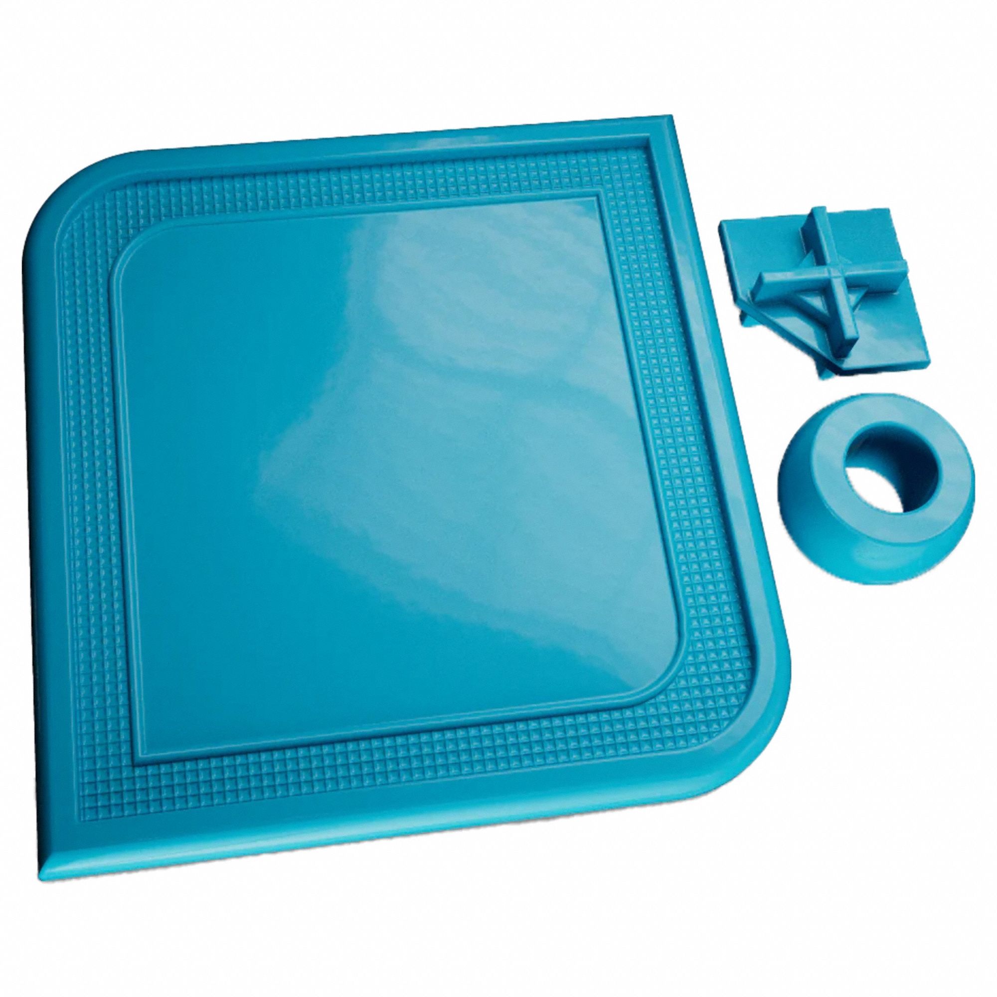 Powder Coating: Gloss, Smooth, Blues, Light Blue, 1 lb Container Size, 124 sq ft/lb @ 1 mil