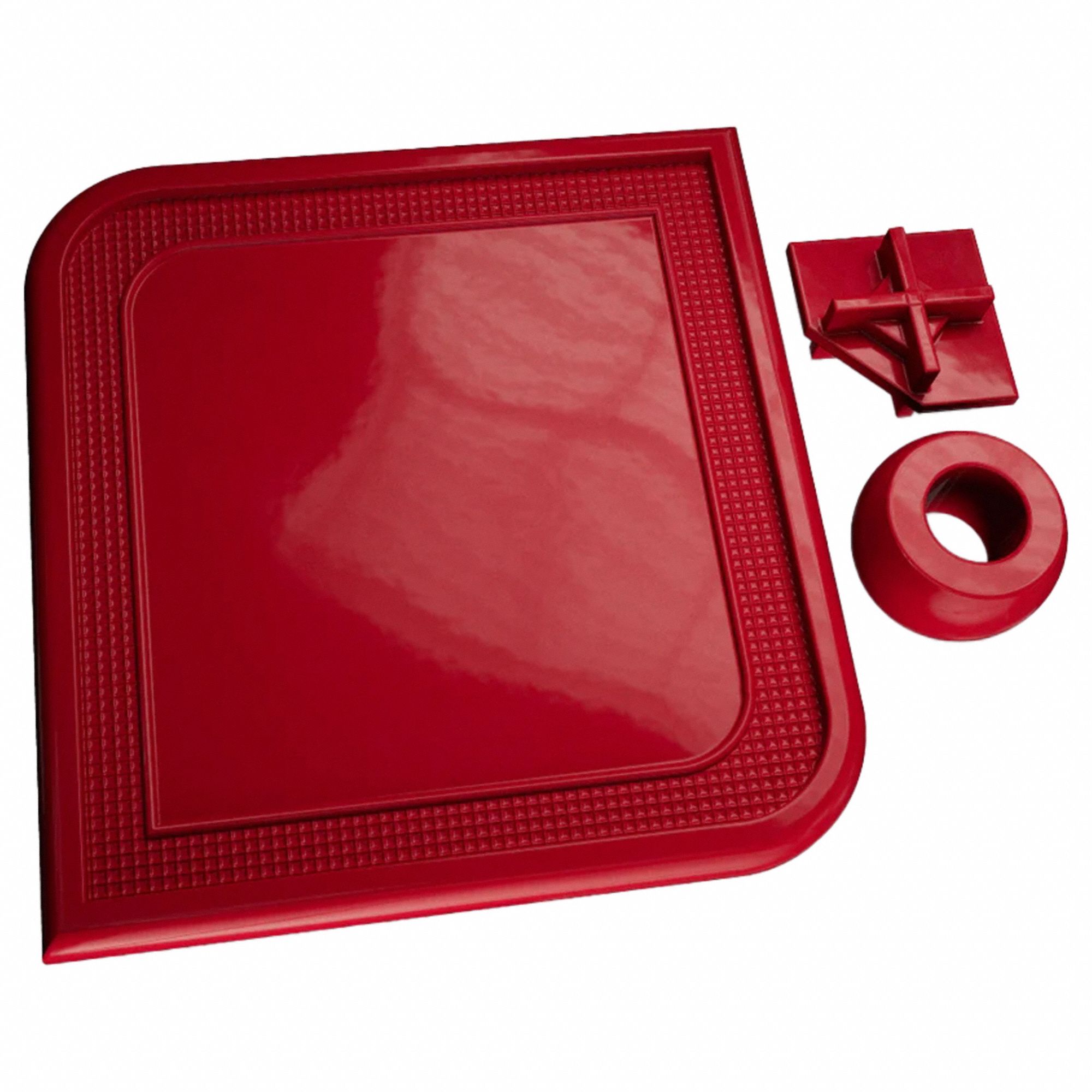 Powder Coating: Gloss, Smooth, Reds, Signal Red, 1 lb Container Size, 128 sq ft/lb @ 1 mil, 3001