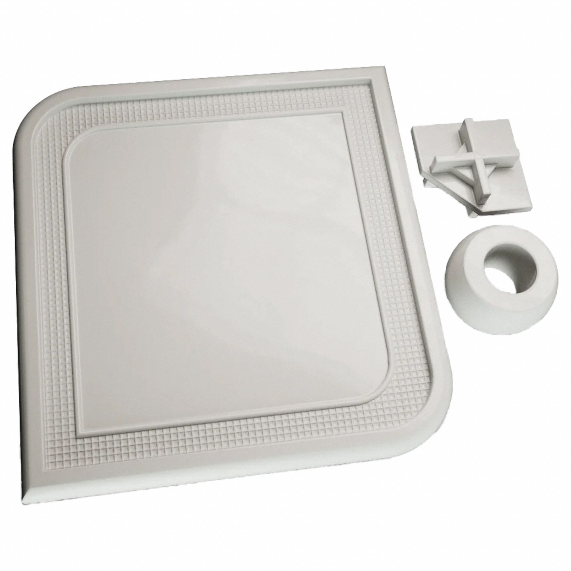 Powder Coating: Gloss, Smooth, Grays, Light Gray, 1 lb Container Size, 128 sq ft/lb @ 1 mil