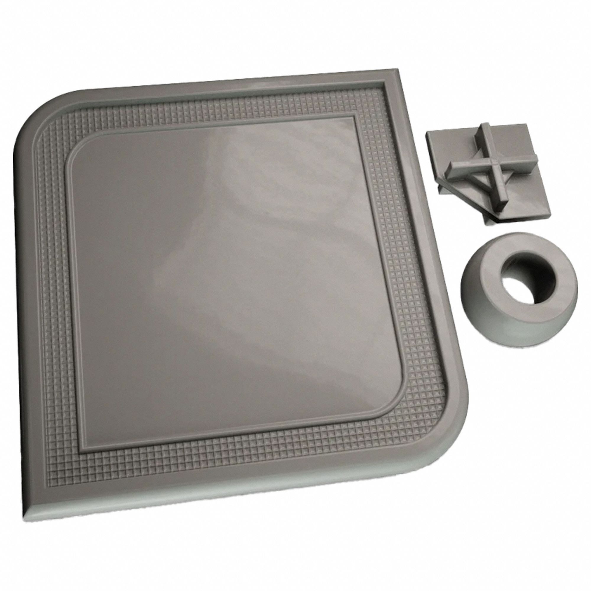 Powder Coating: Gloss, Smooth, Grays, Dusty Gray, 1 lb Container Size, 128 sq ft/lb @ 1 mil