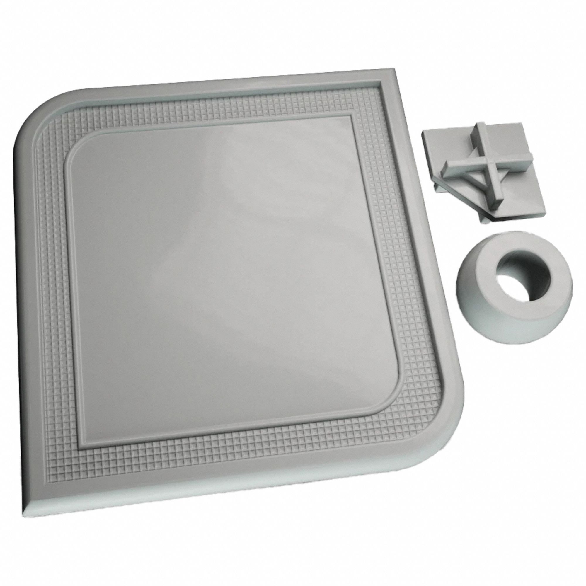 Powder Coating: Gloss, Smooth, Grays, Window Gray, 1 lb Container Size, 124 sq ft/lb @ 1 mil