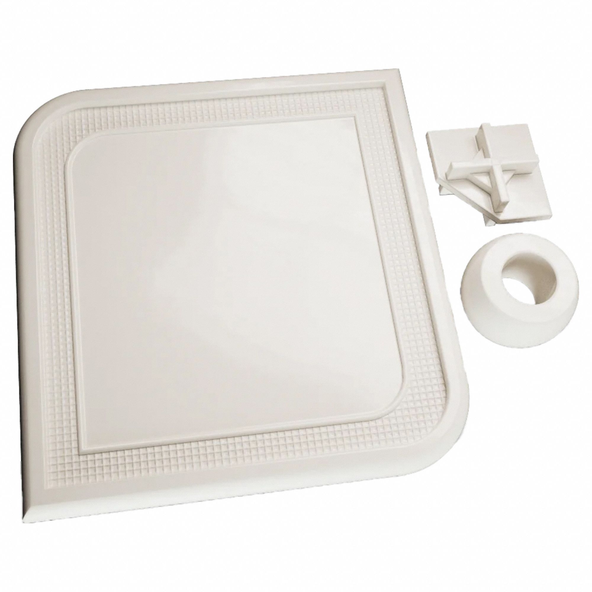 Powder Coating: Gloss, Smooth, Whites, Pure White, 1 lb Container Size, 124 sq ft/lb @ 1 mil