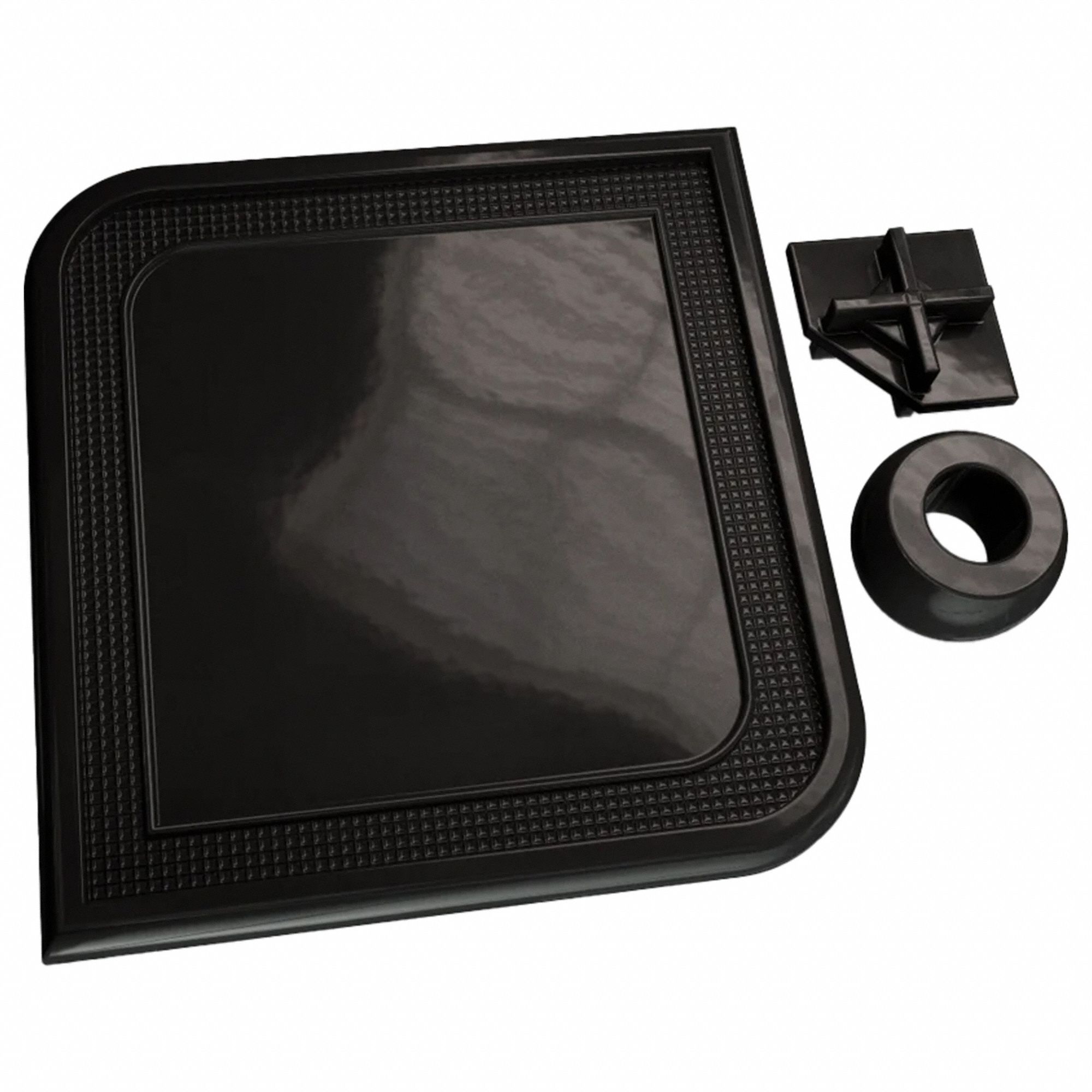 Powder Coating: Gloss, Smooth, Blacks, Traffic Black, 1 lb Container Size, 124 sq ft/lb @ 1 mil